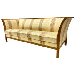 Vintage Frits Henningsen Mahogany Frame Sofa