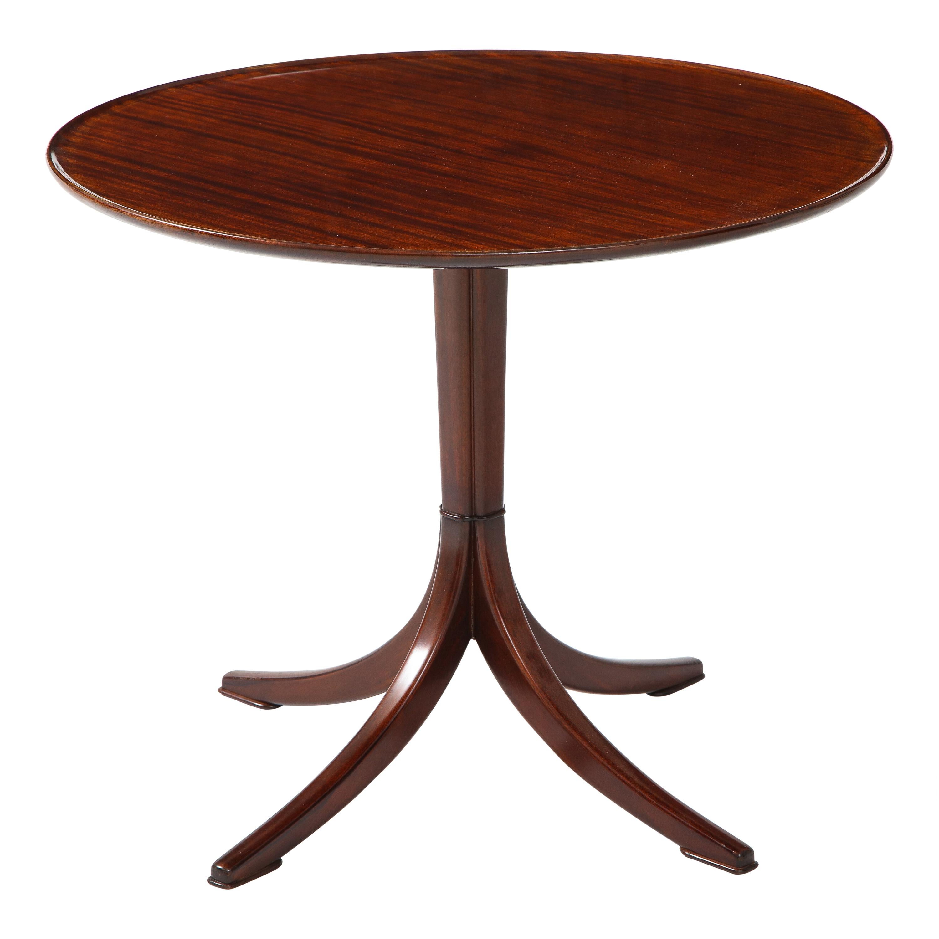 Frits Henningsen Mahogany Side Table, circa 1940s