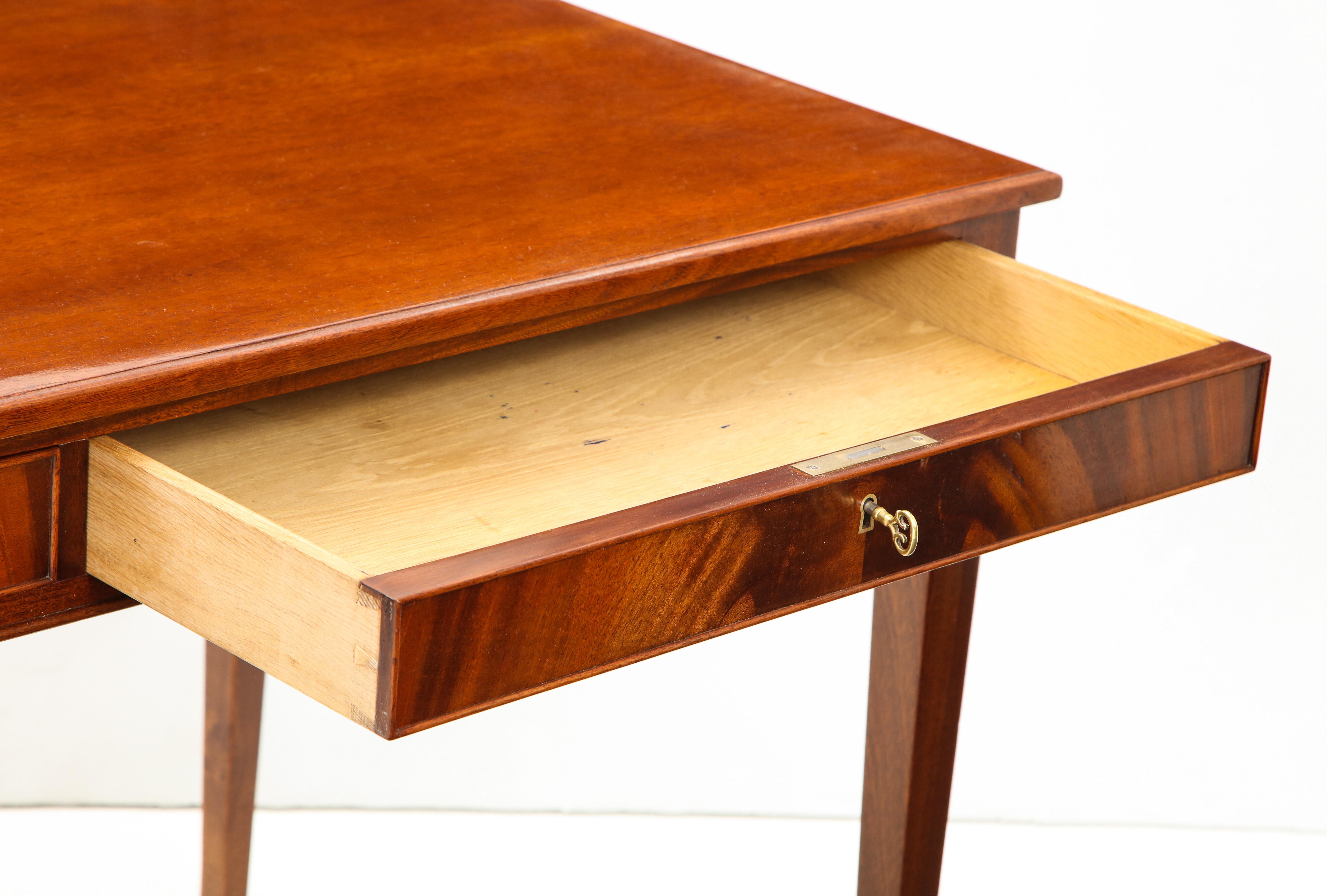 Frits Henningsen Mahogany Writing Desk, circa 1940s 1