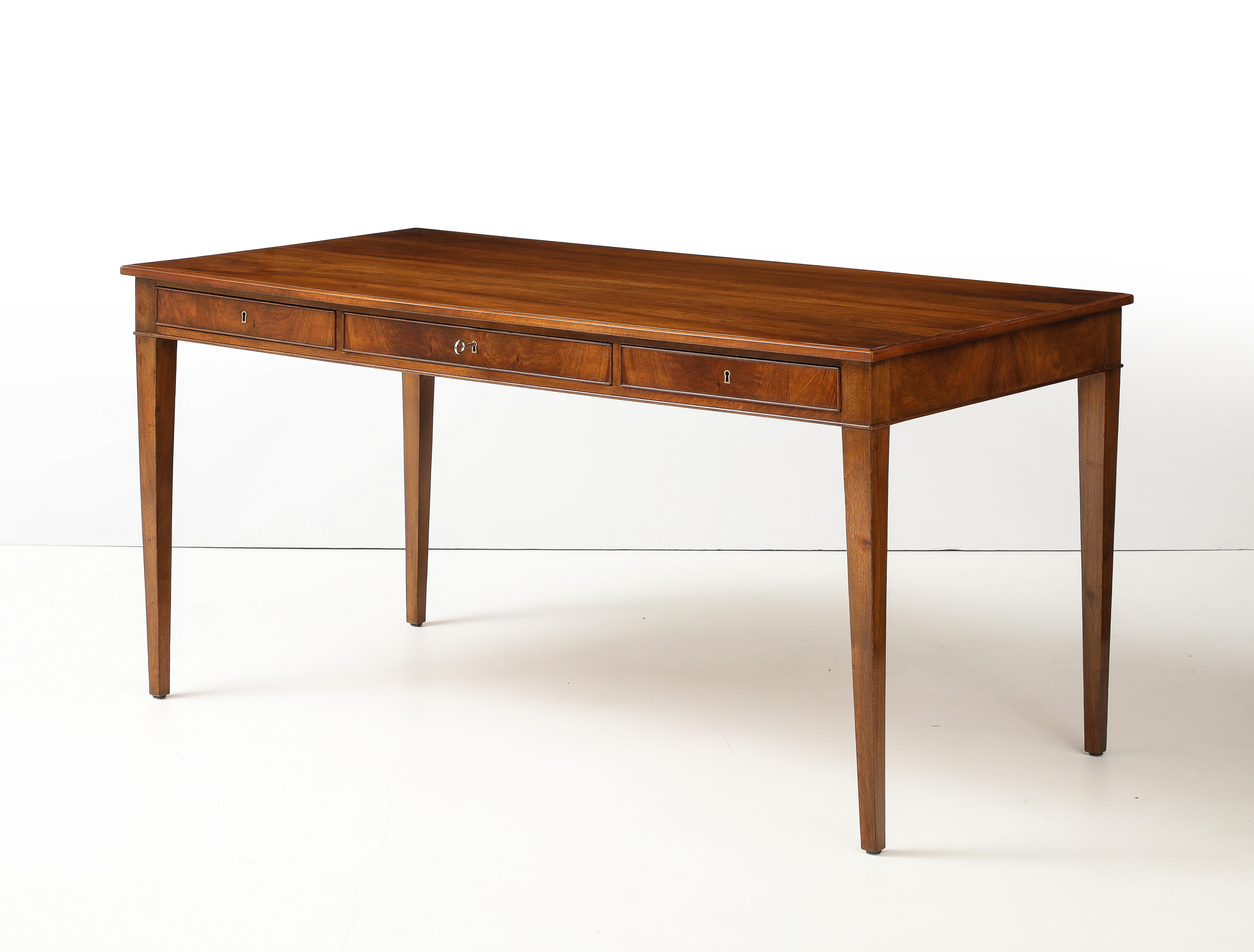 Frits Henningsen Mahogany Writing Table, circa 1940s 6