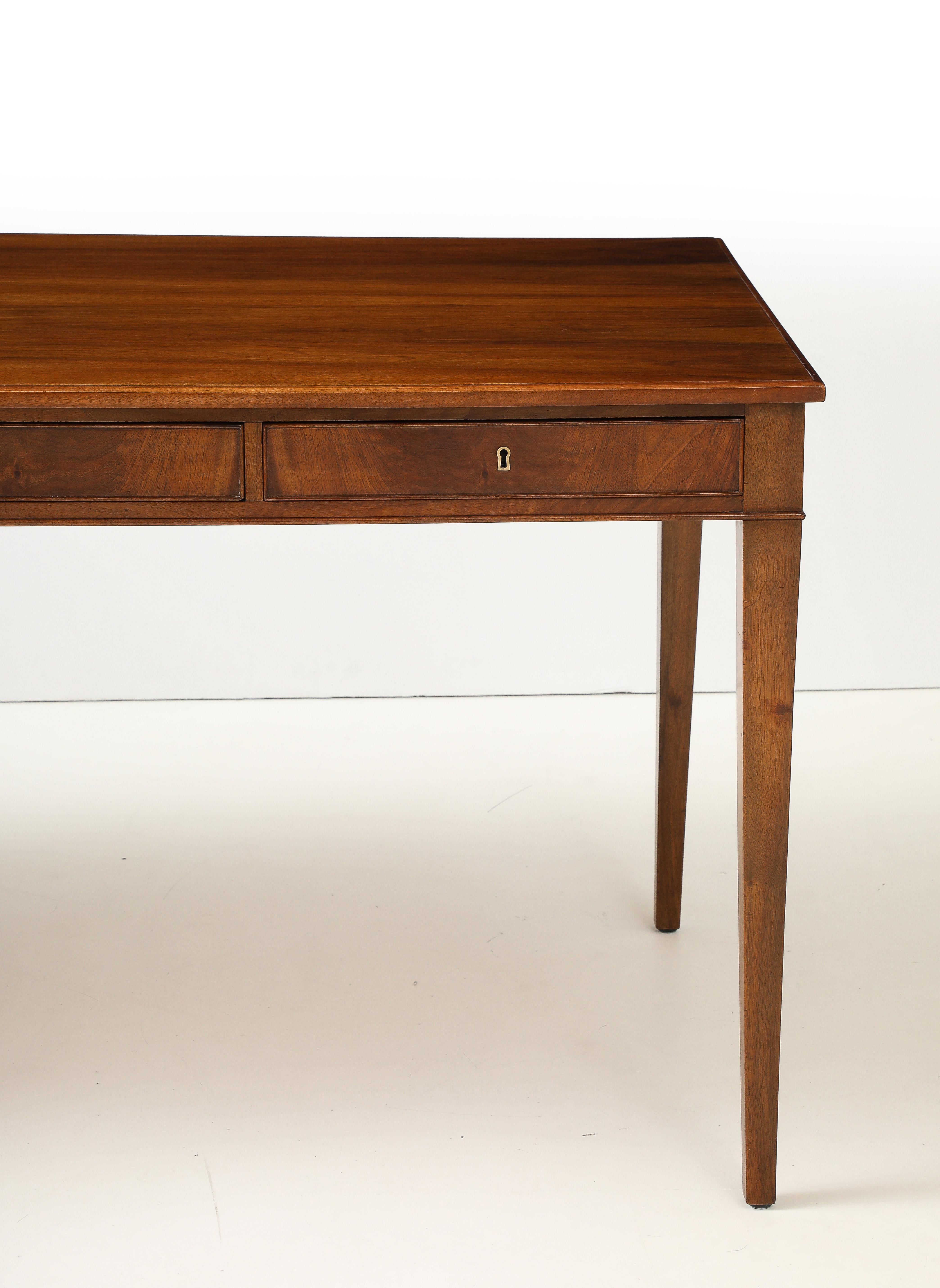 Frits Henningsen Mahogany Writing Table, circa 1940s 7