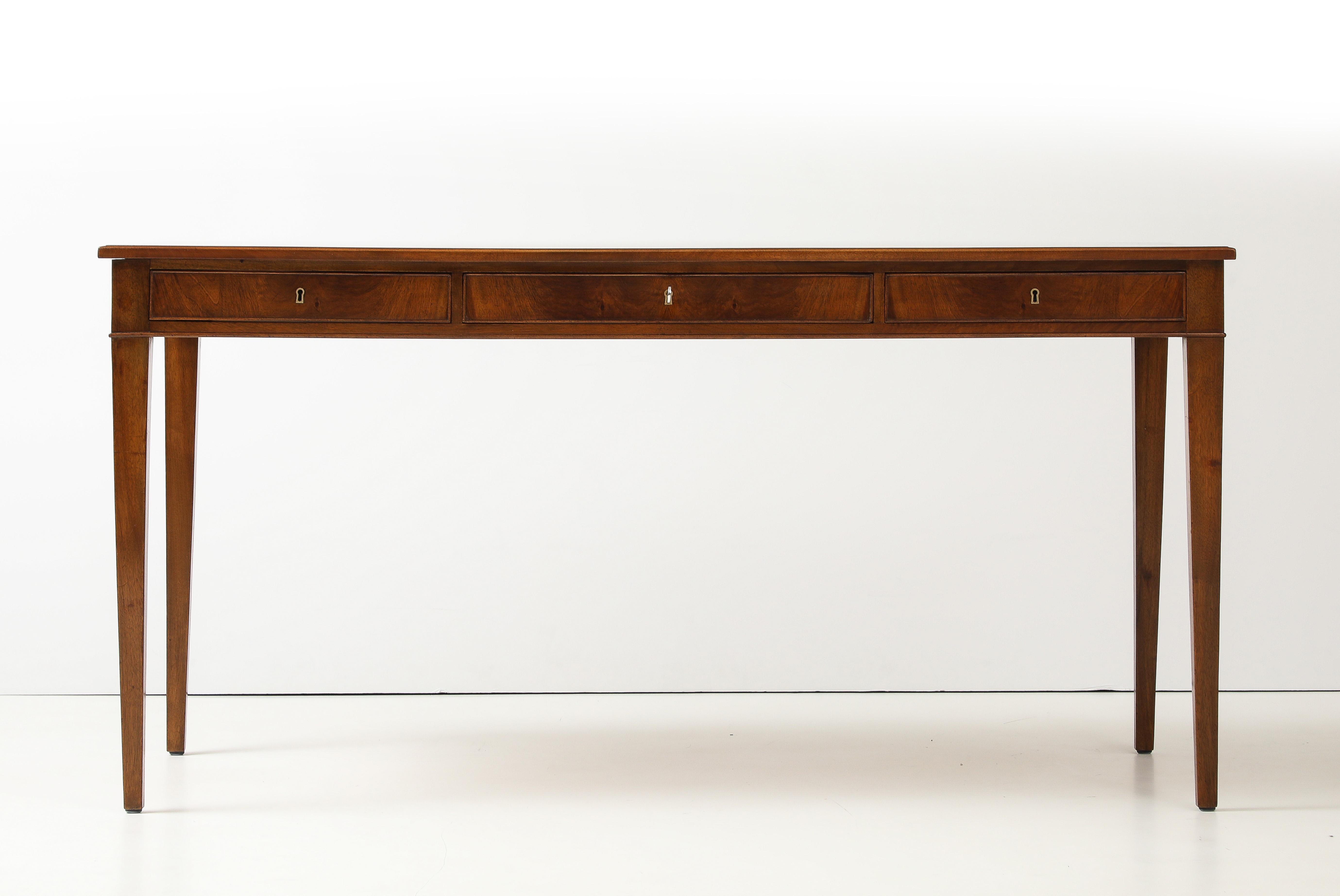 Frits Henningsen Mahogany Writing Table, circa 1940s 11