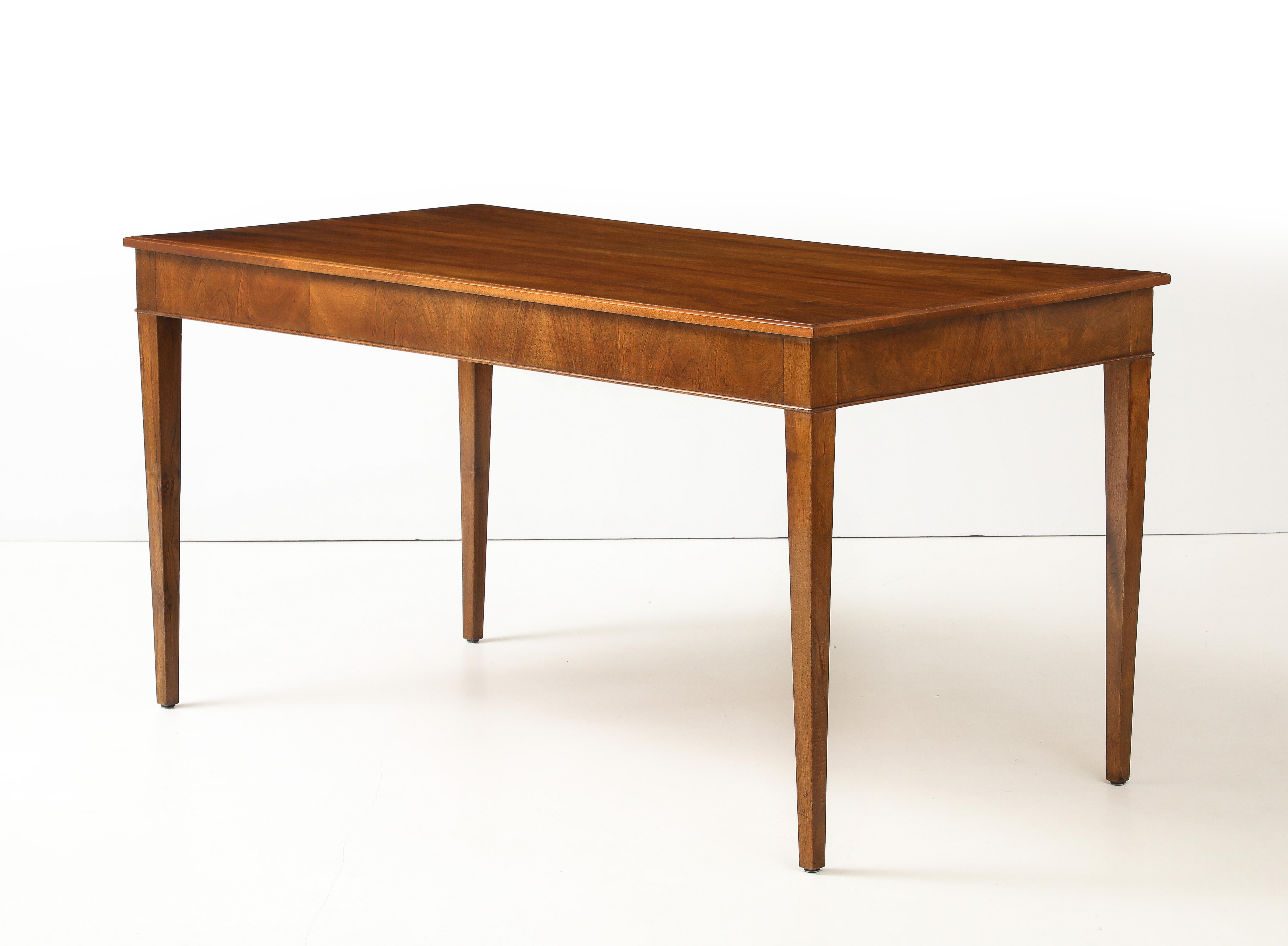 Danish Frits Henningsen Mahogany Writing Table, circa 1940s