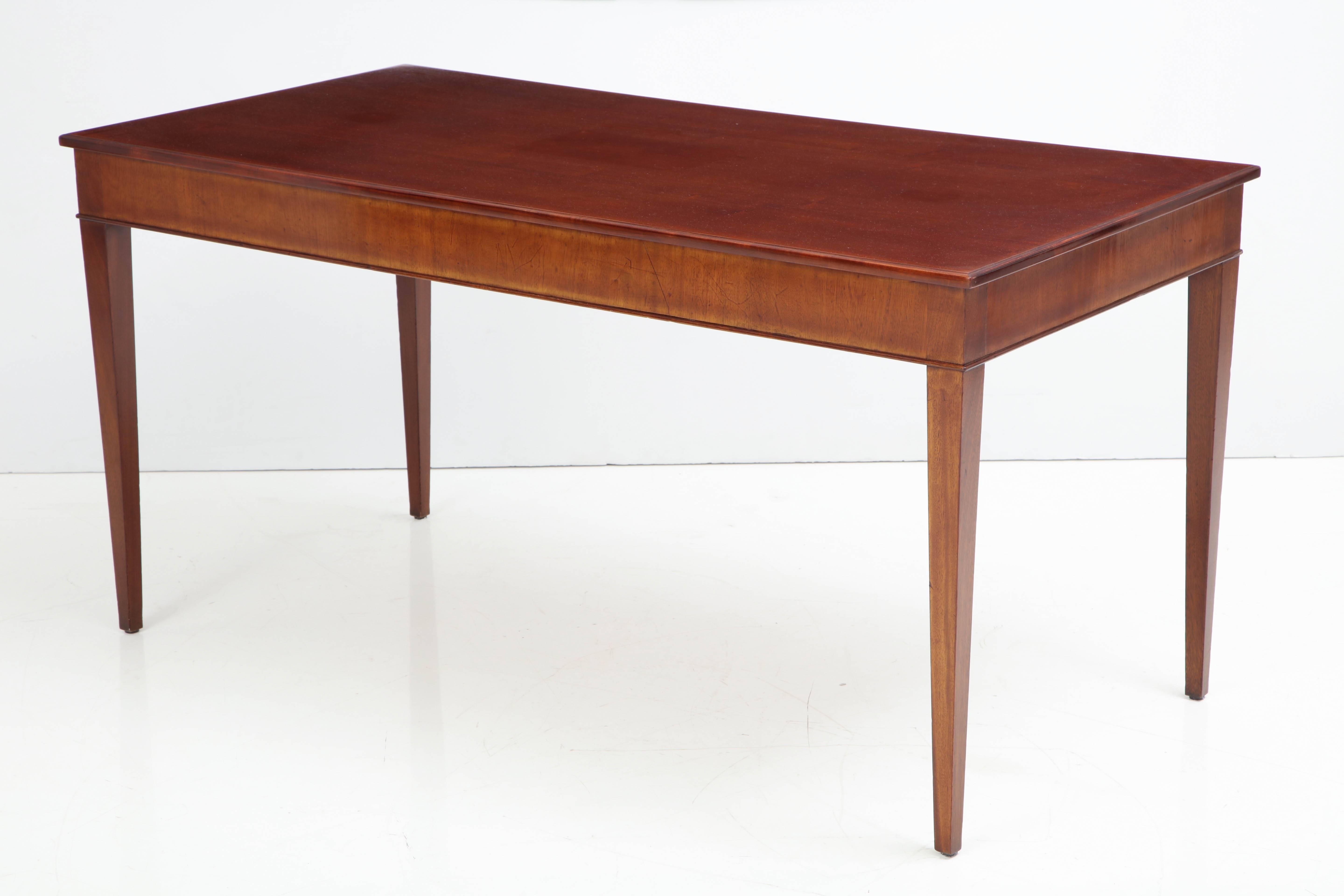 Frits Henningsen Mahogany Writing Table, circa 1940s 3