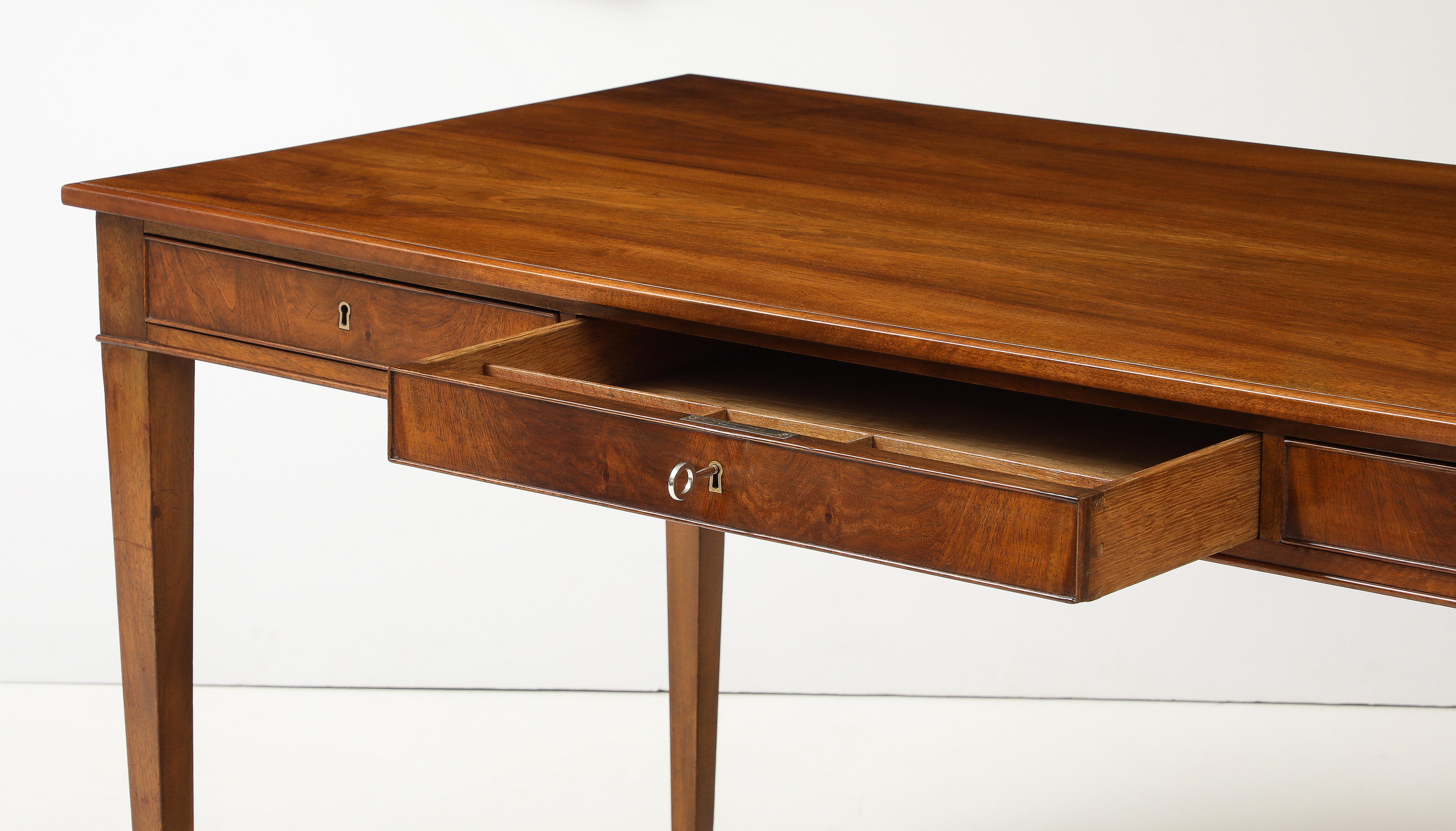 Frits Henningsen Mahogany Writing Table, circa 1940s 2
