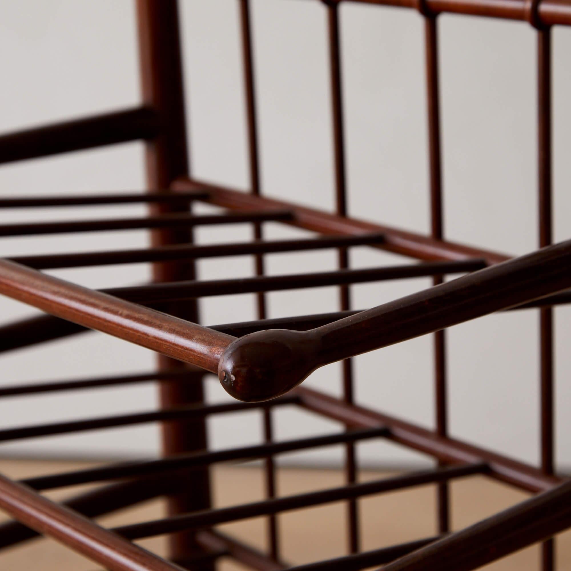 Frits Henningsen Pair of Magazine Racks In Good Condition For Sale In Long Island City, NY
