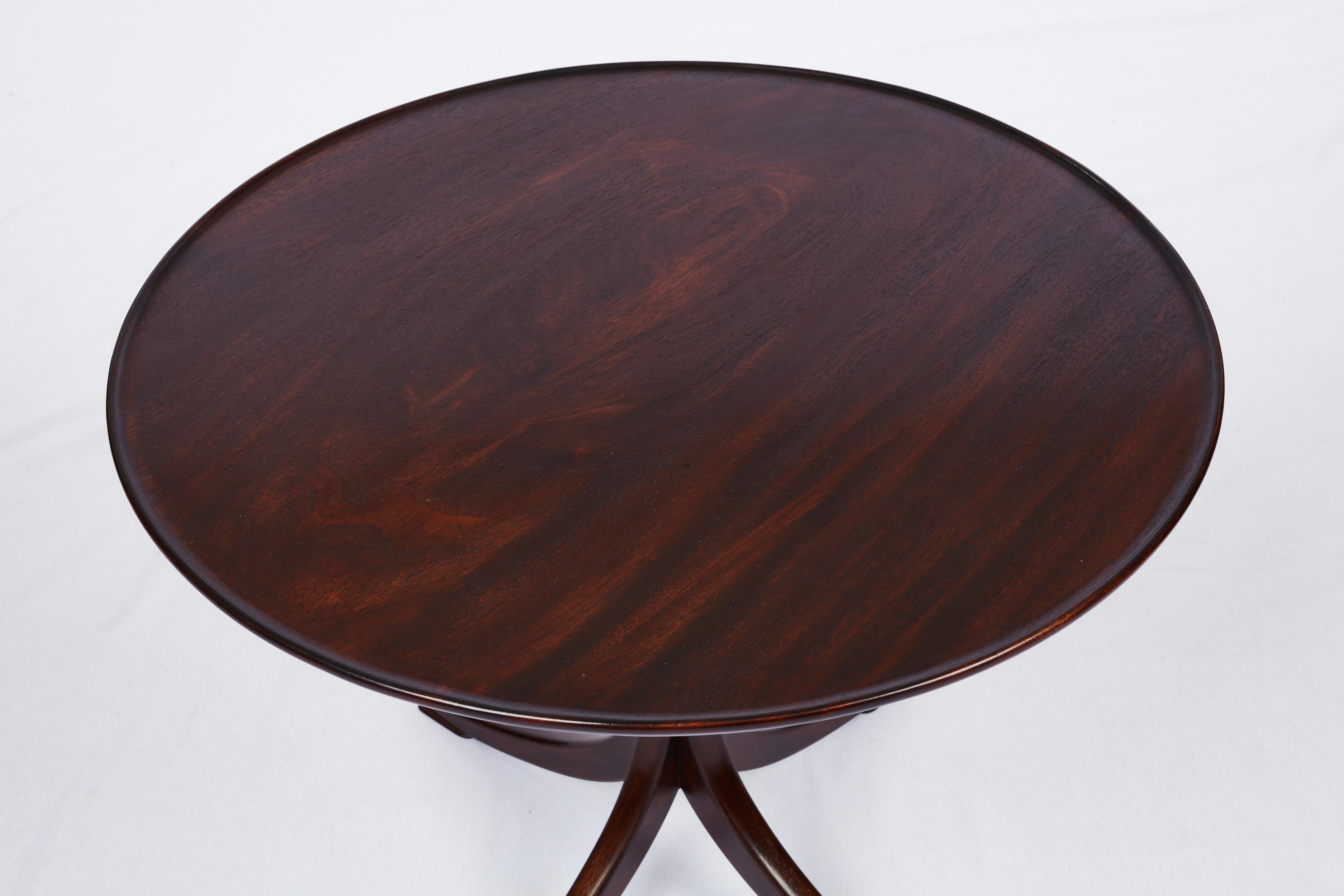 Woodwork Frits Henningsen Pedestal Table For Sale