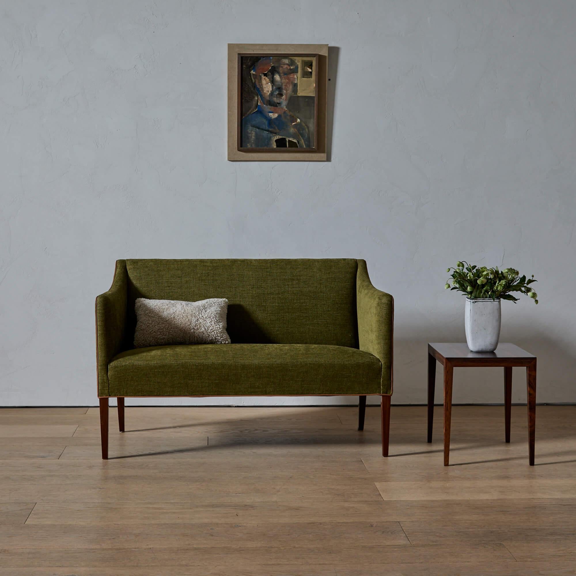 Unlike many of the great Danish designers, Frits Henningsen also ran his own cabinet-making shop. He cared deeply about quality of materials, and was uncompromising in the construction of his designs. As a result, his furniture is both built to