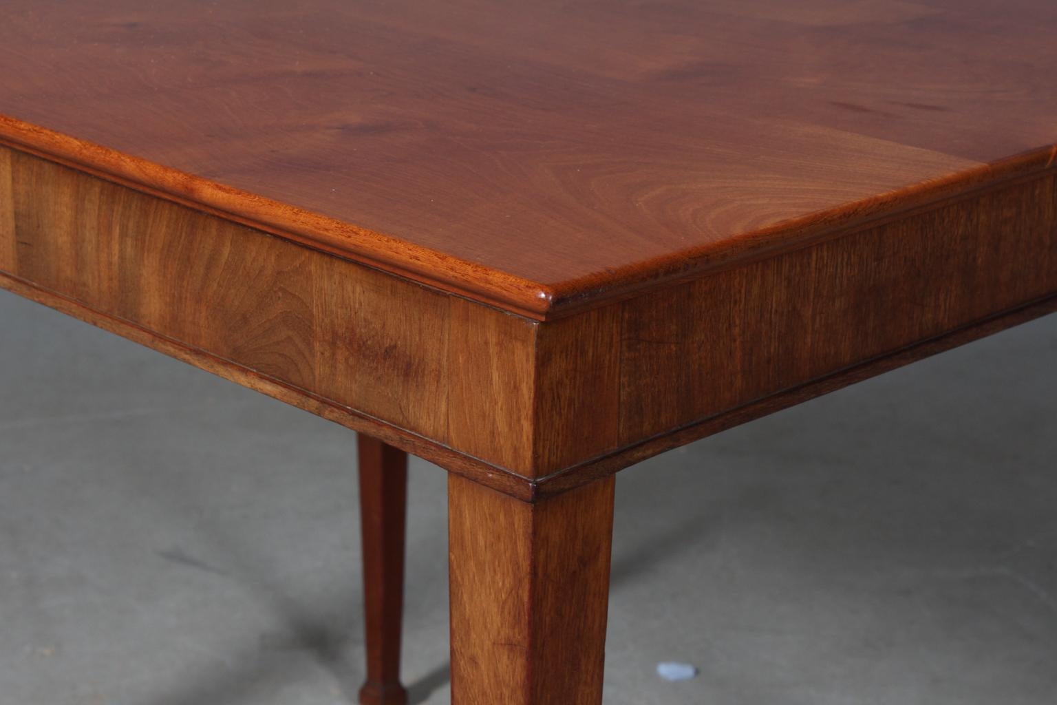 Danish Frits Henningsen Side Table in Cuba Mahogany