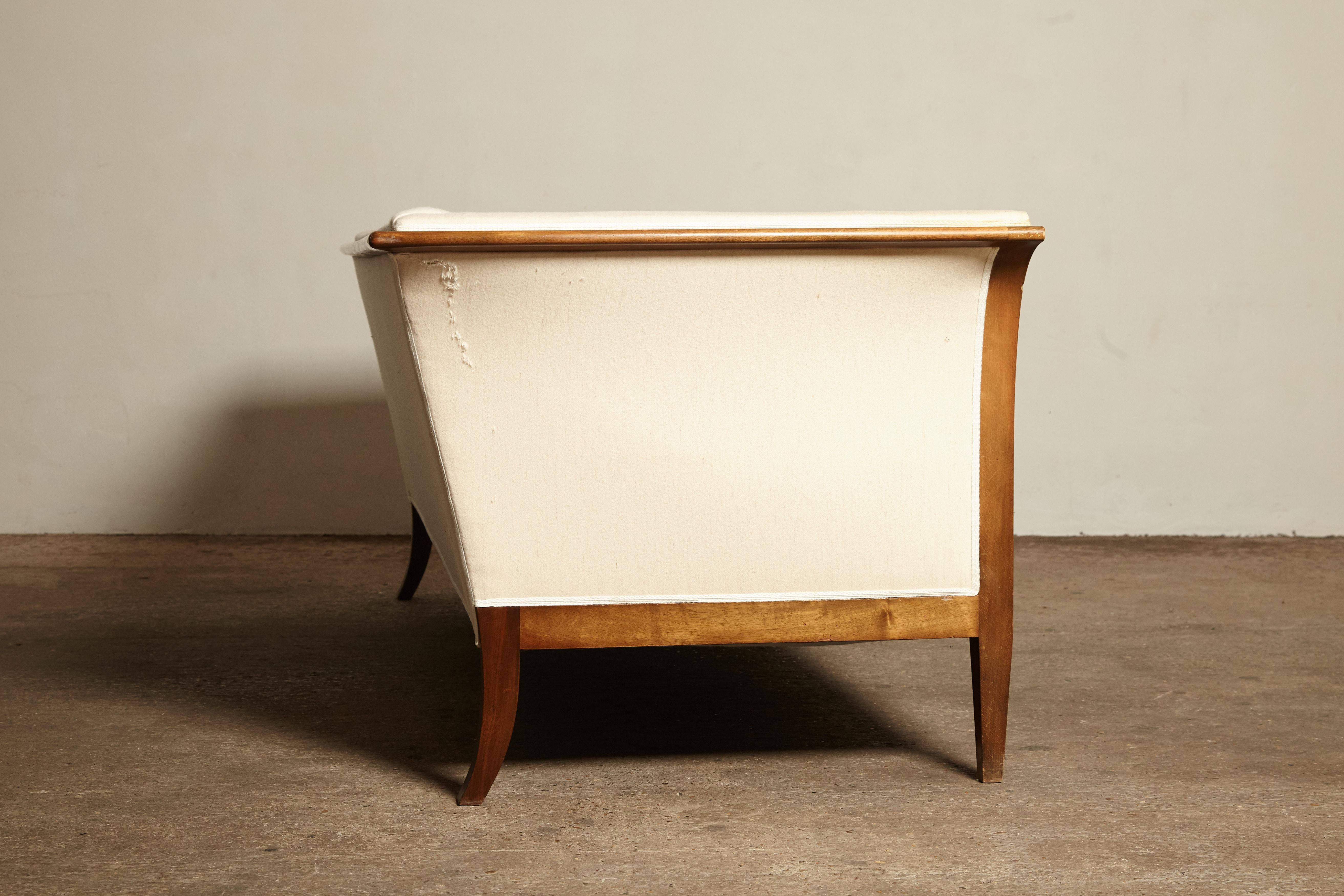 Frits Henningsen Sofa, Denmark, 1940s-1950s, for Reupholstery 2