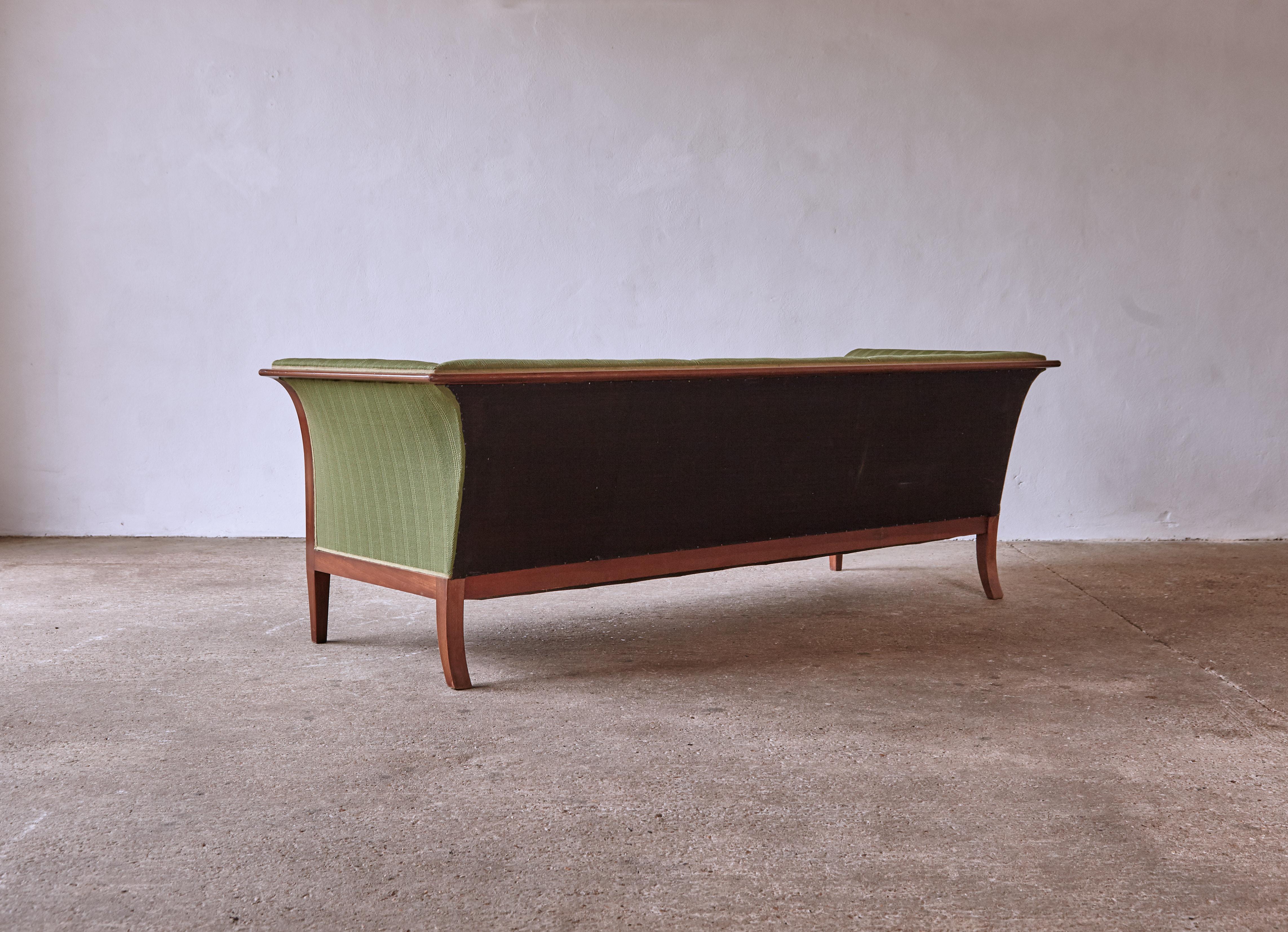 20th Century Frits Henningsen Sofa, Denmark, 1940s-1950s