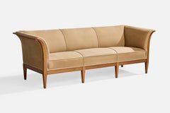 Frits Henningsen, Sofá, Caoba, Tela, Dinamarca, Década de 1930