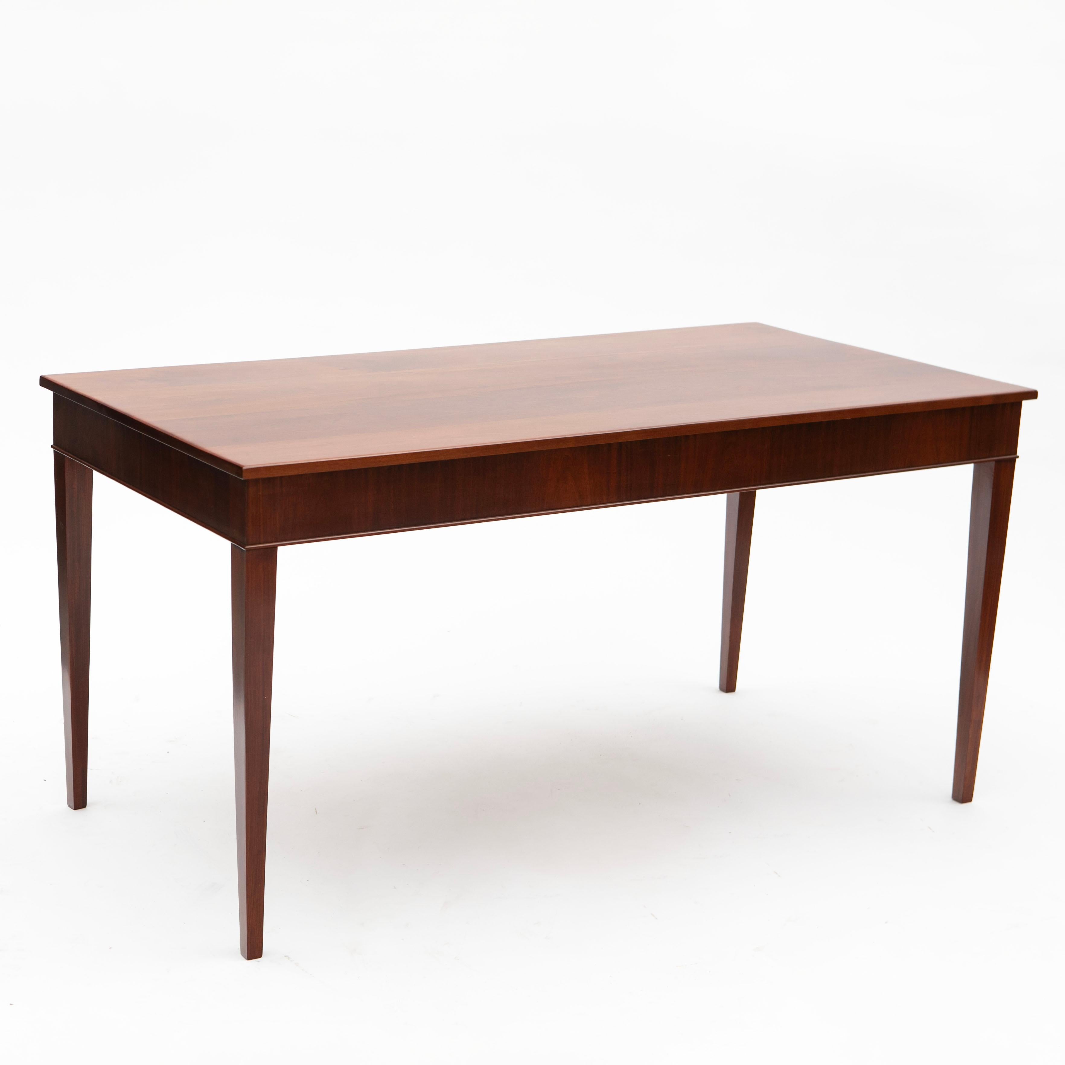 Frits Henningsen Solid Mahogany Writing Table and Chair Set  For Sale 5