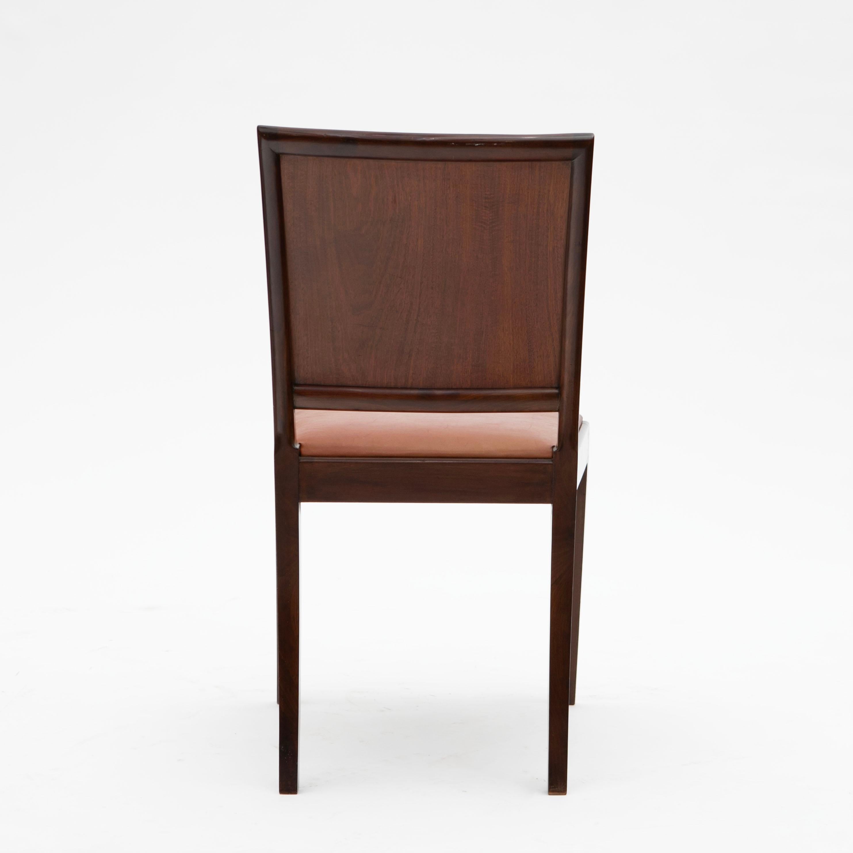 Frits Henningsen Mahogany Writing Table and Chair Set  For Sale 9
