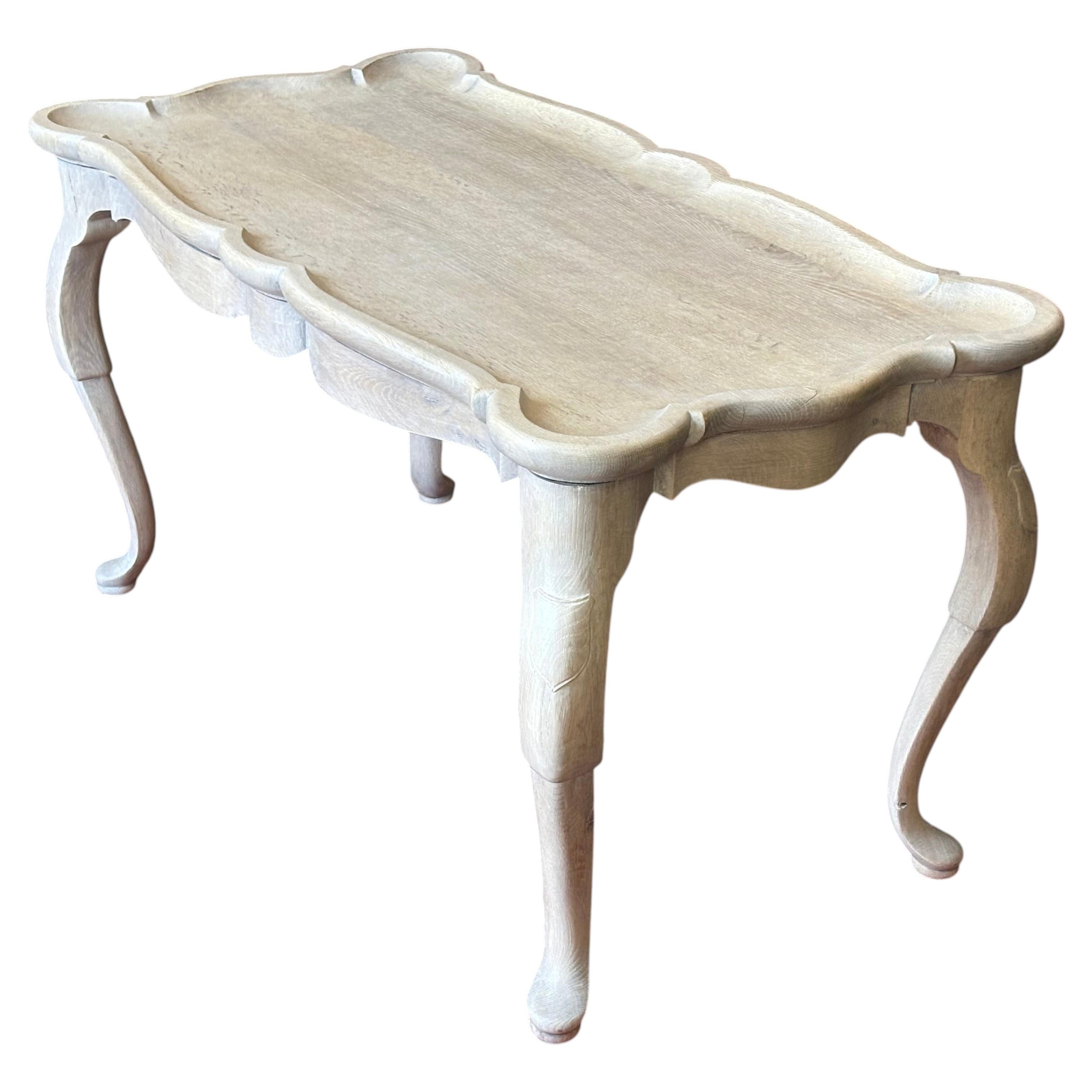 Frits Henningsen solid oak table circa 1930-50s For Sale