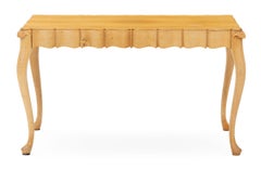 Frits Henningsen solid elm table circa 1940-50s