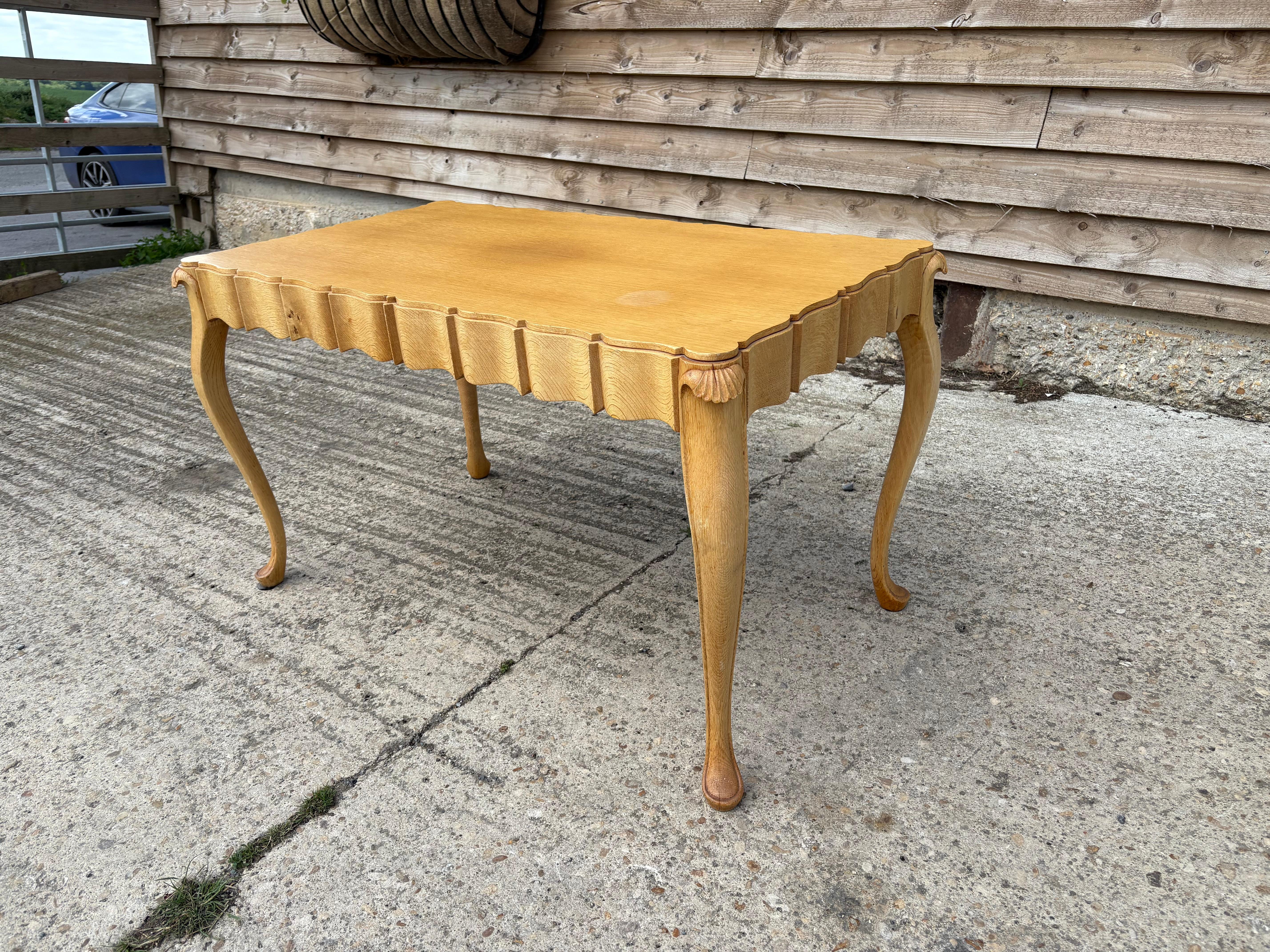 Frits Henningsen Tisch aus massiver Eiche ca. 1940-50er Jahre im Angebot 2