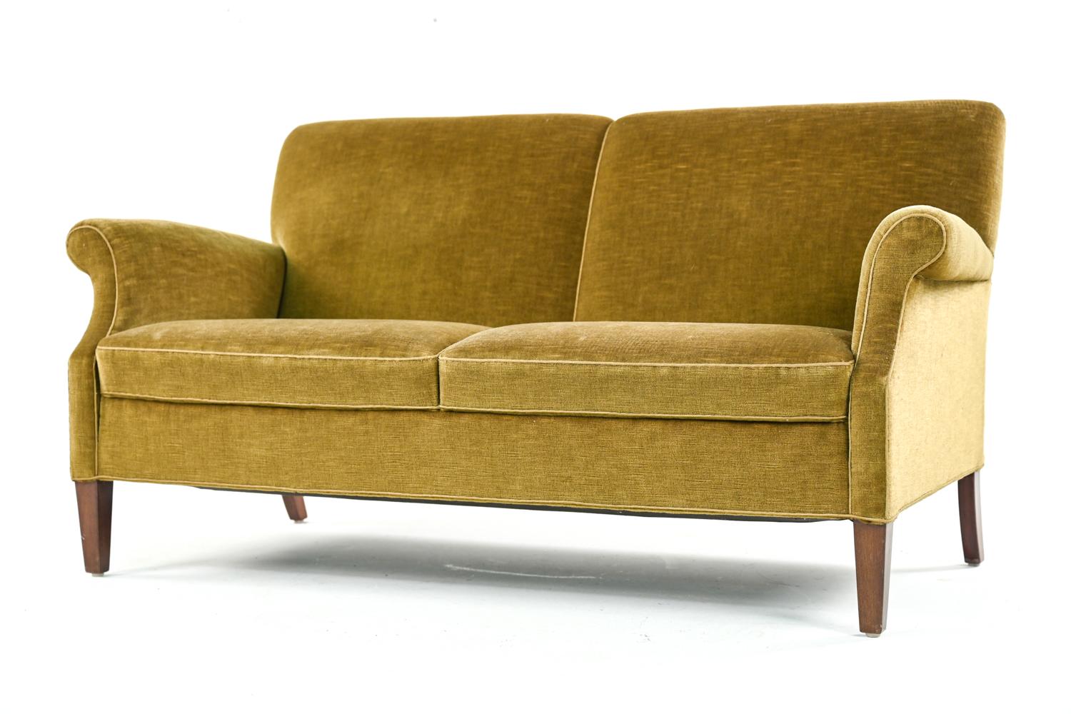 Upholstery Frits Henningsen Style 2-Seater Sofa