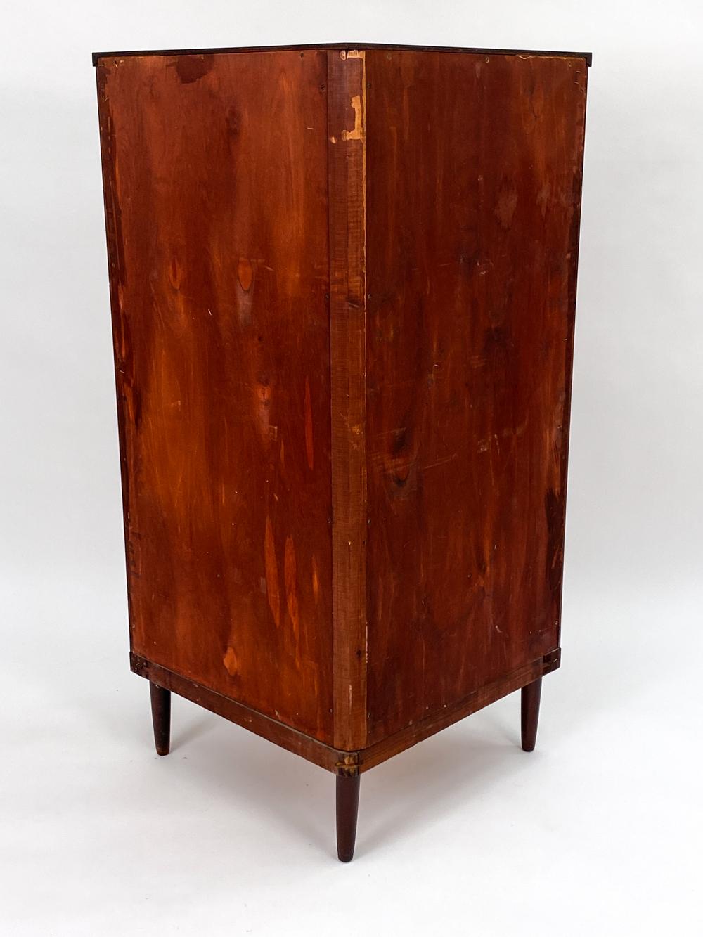 Frits Henningsen-Style Danish Mahogany Corner Cabinet, c. 1960's 1