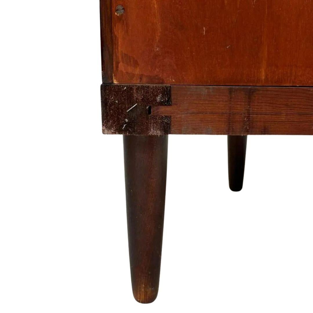 Danish Frits Henningsen-Style Mahogany Corner Cabinet For Sale