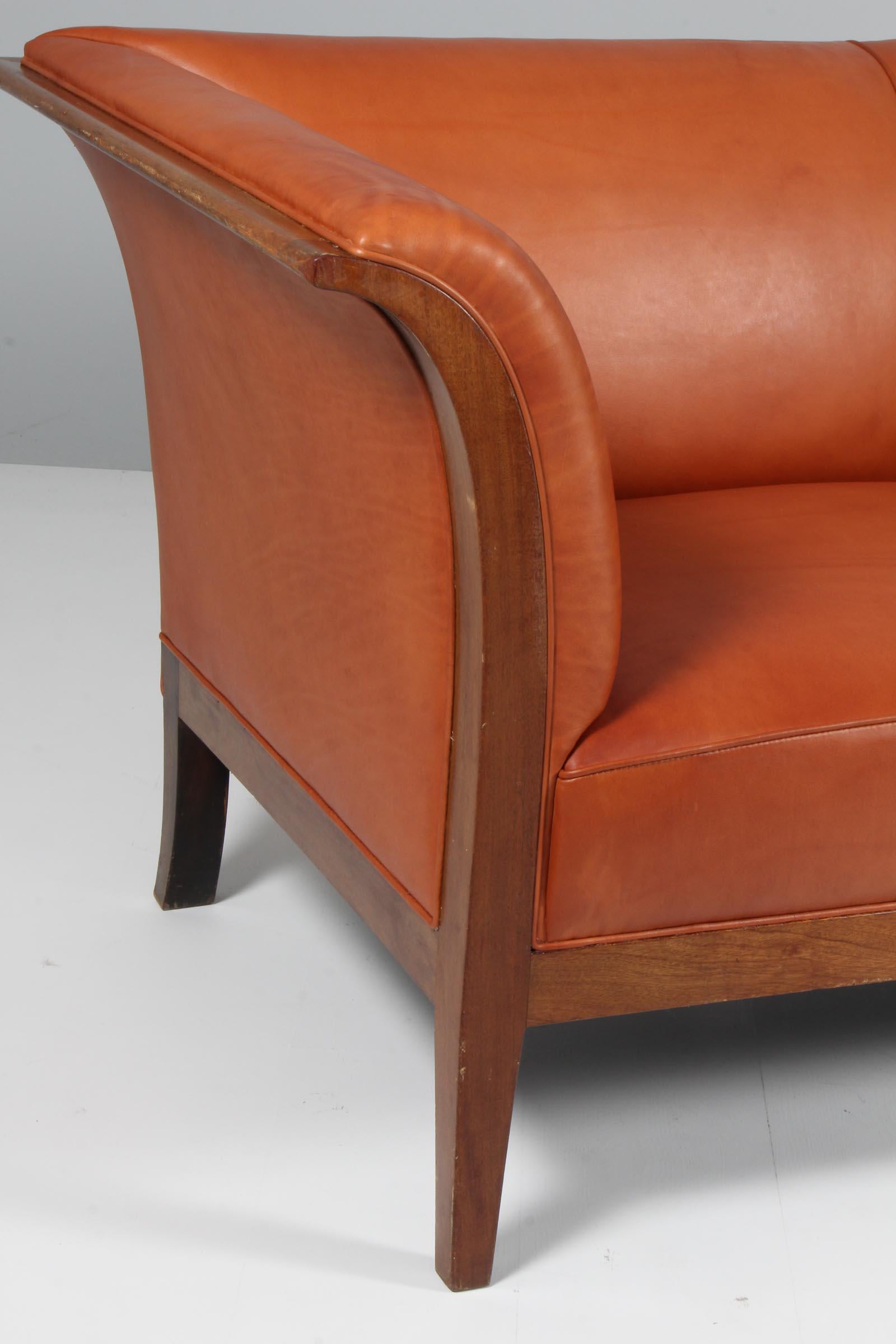 Mid-20th Century Frits Henningsen, Three Seat Sofa