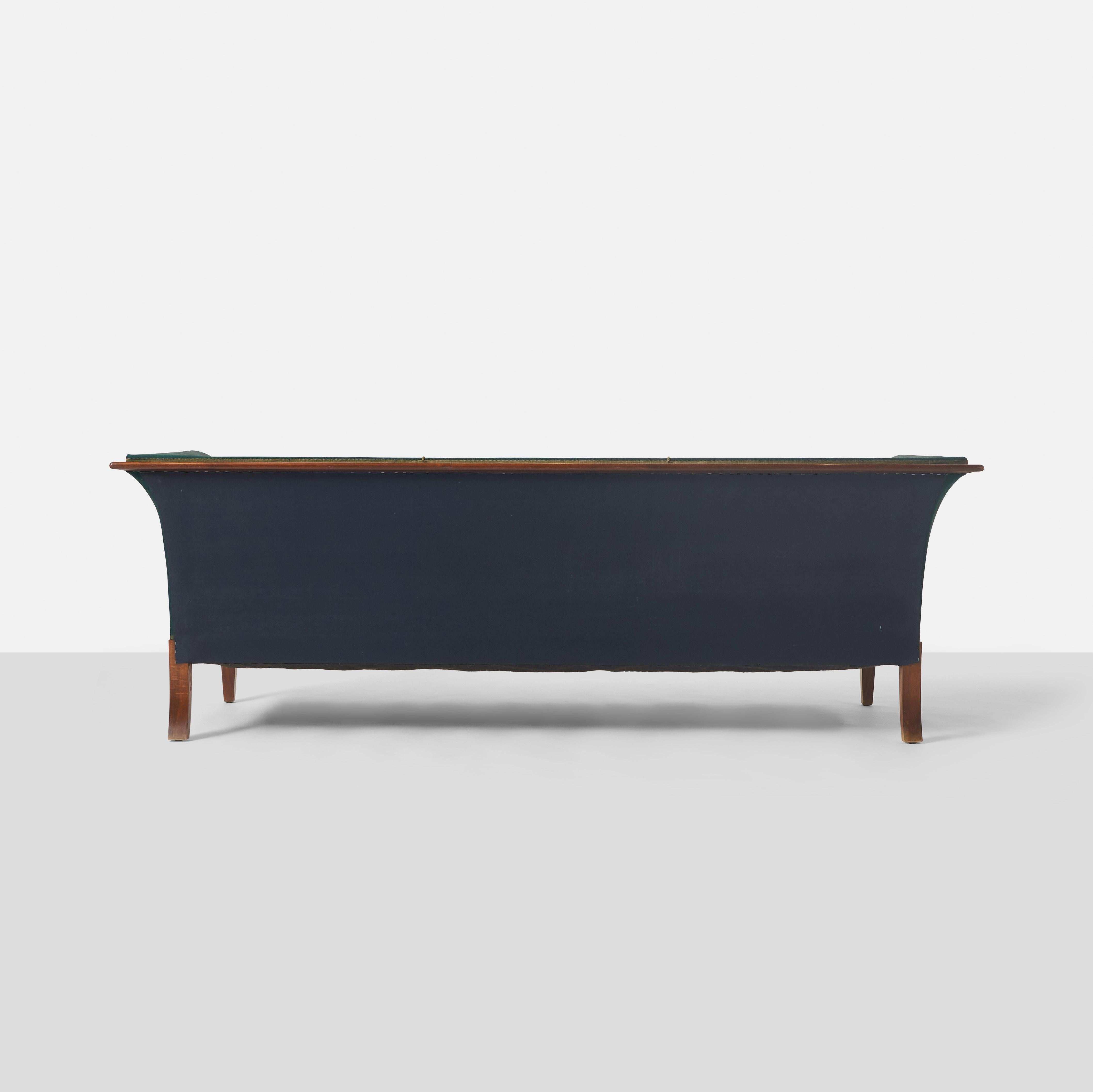 Modern Three Seater Sofa by Frits Henningsen For Sale