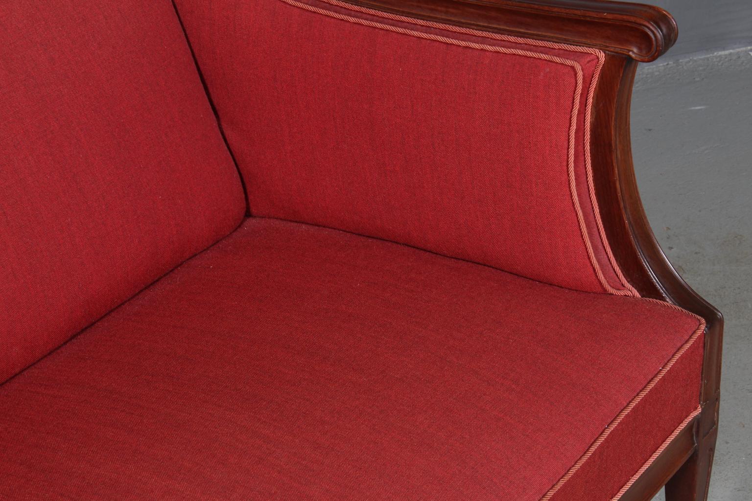 Mid-20th Century Frits Henningsen Two-Seat Sofa