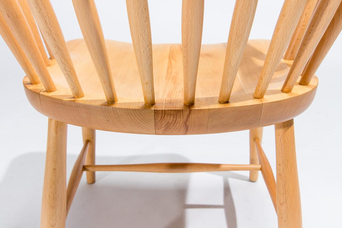 Frits Henningsen Windsor Chairs by Carl Hansen, Danish Design 1950’s 2