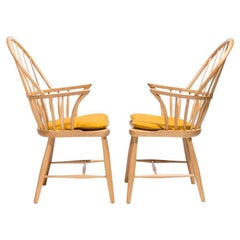 Frits Henningsen Windsor Chairs by Carl Hansen, Danish Design 1950’s