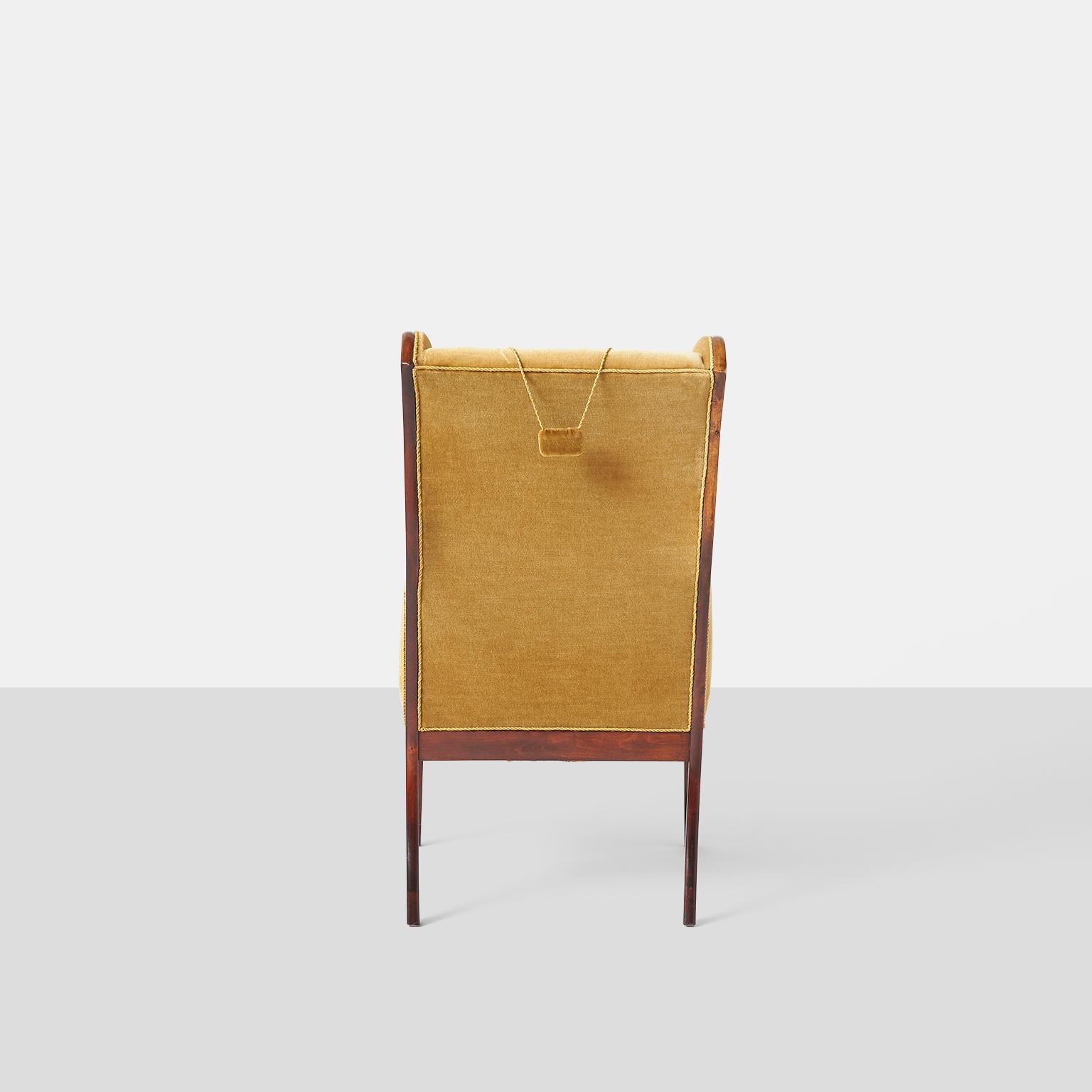 Danish Frits Henningsen Wingback Chair