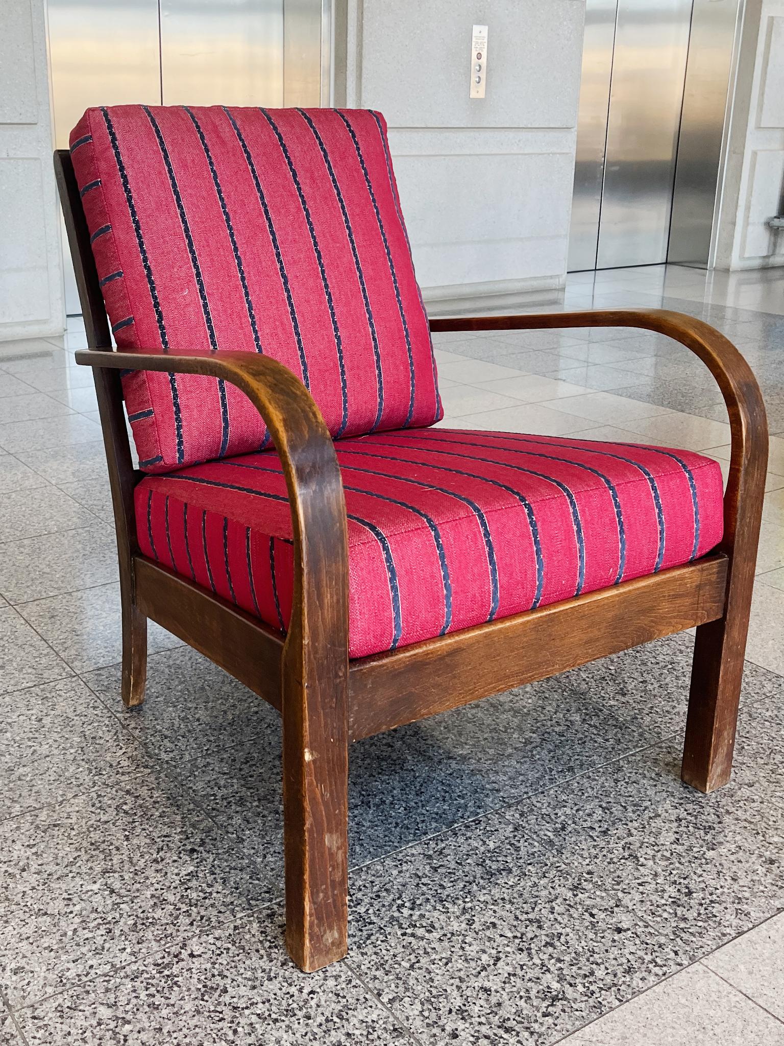 Scandinavian Modern Frits Schlegel 1940s Lounge Chair