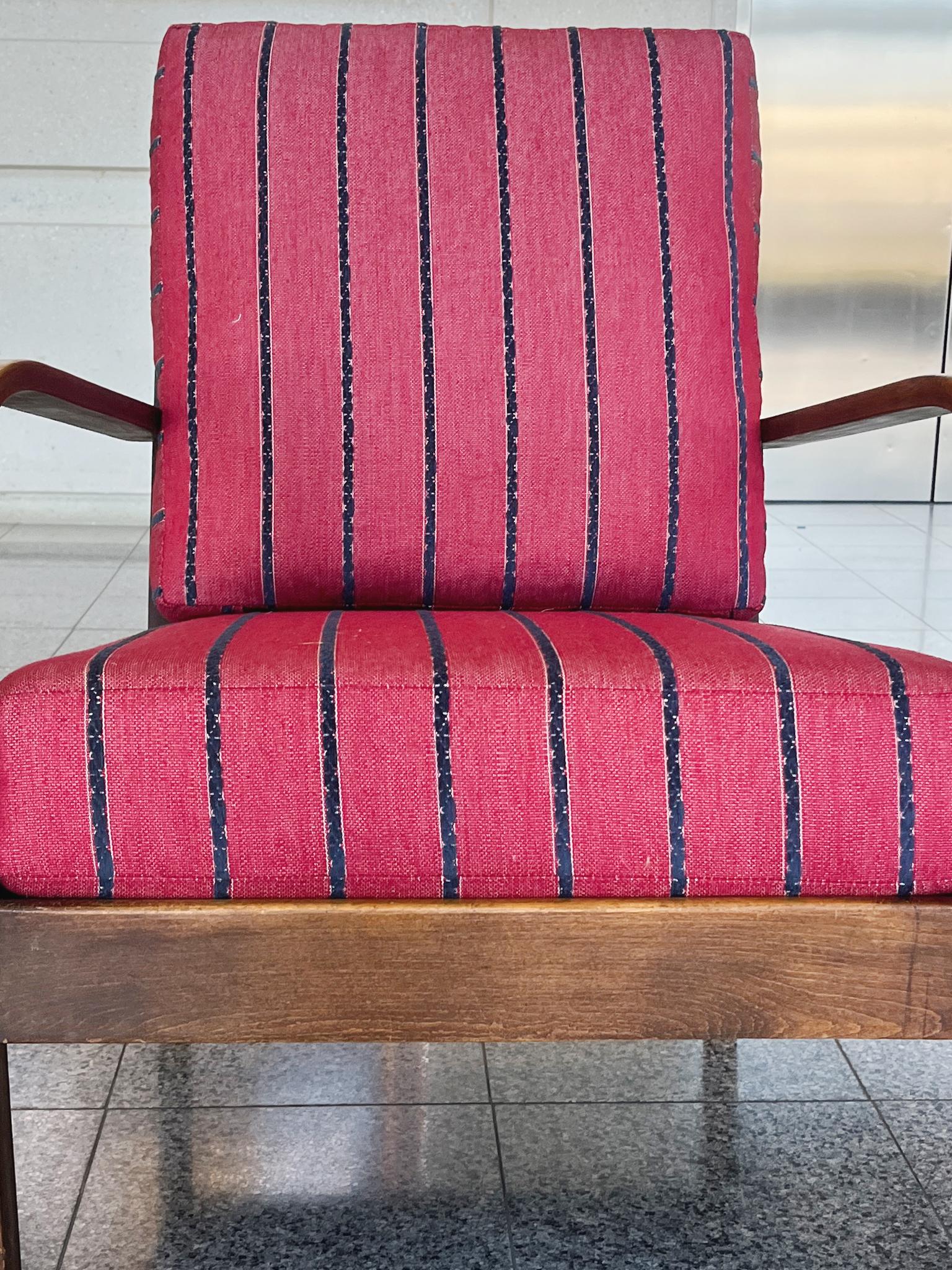 Hand-Crafted Frits Schlegel 1940s Lounge Chair