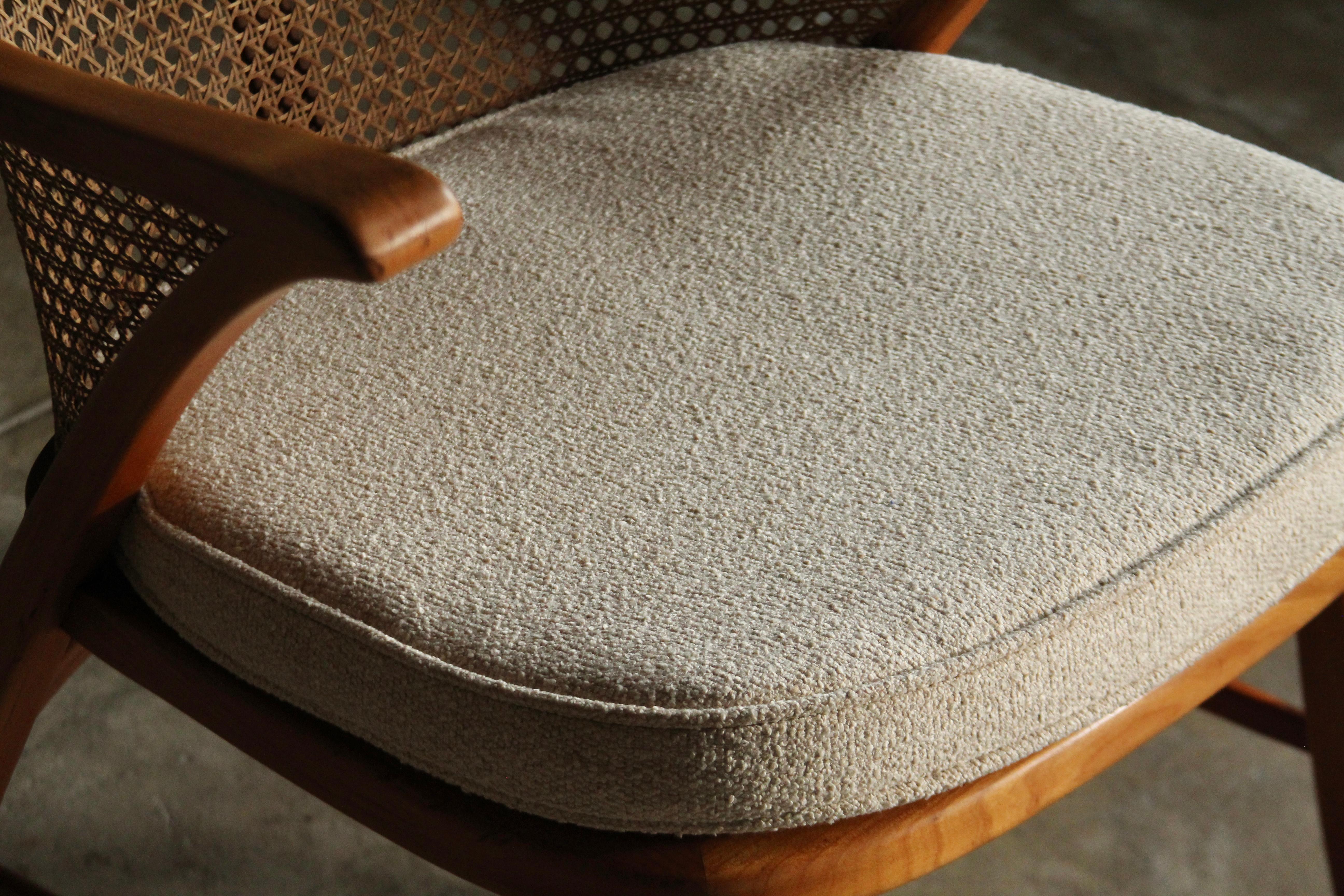 Fauteuils en rotin attribués à Frits Schlegel, années 1940 Bon état - En vente à Coronado, CA