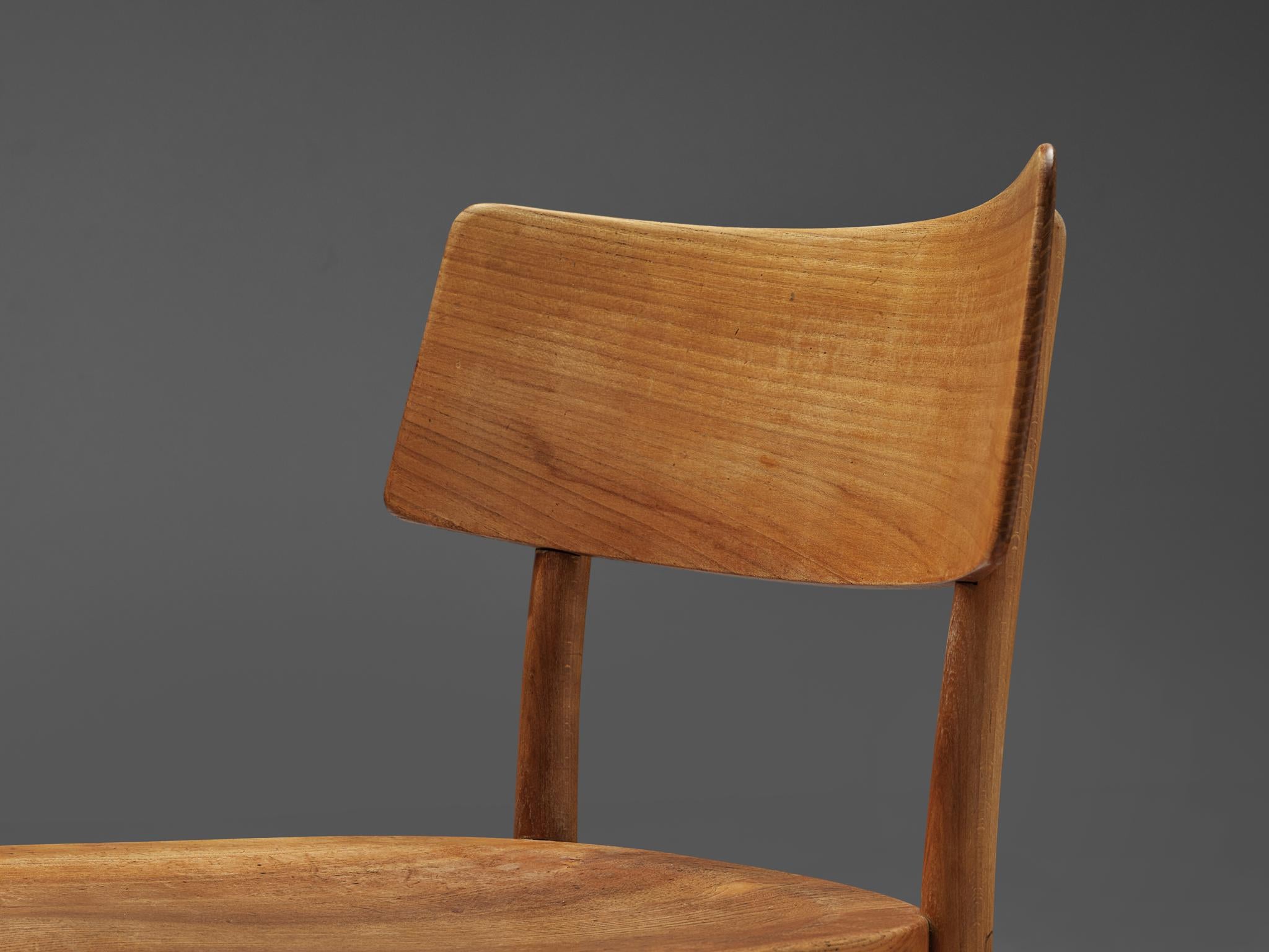 Danish Frits Schlegel for Fritz Hansen Set of Six 'Husum' Chairs For Sale
