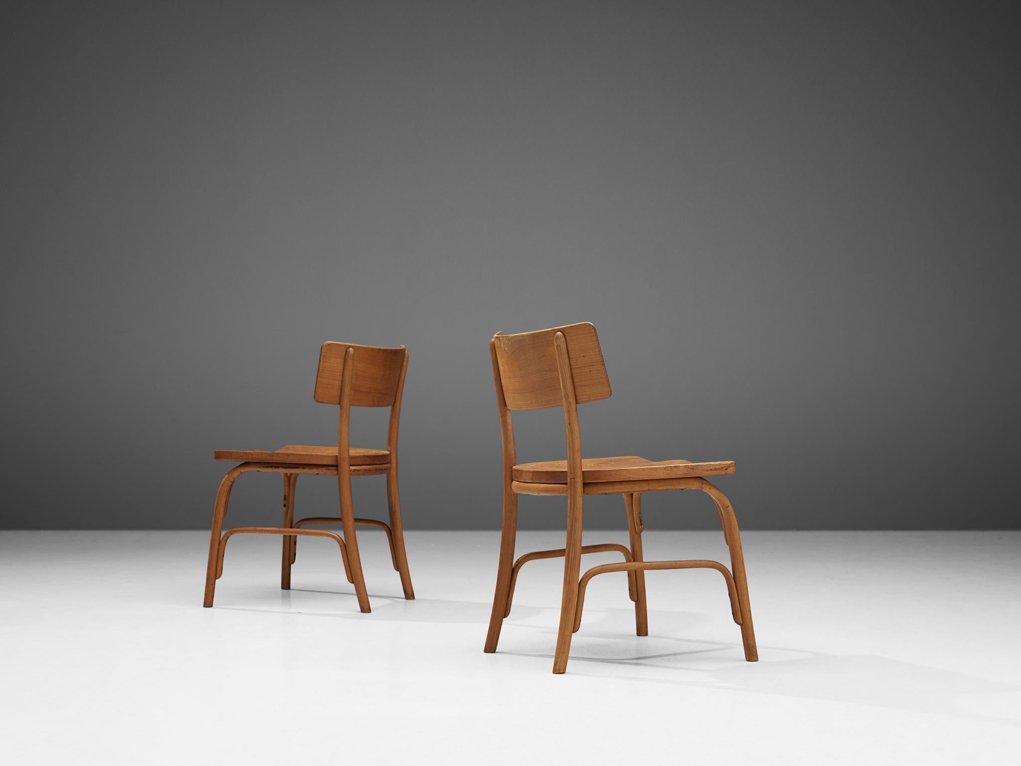 Frits Schlegel for Fritz Hansen Set of Six 'Husum' Chairs 2