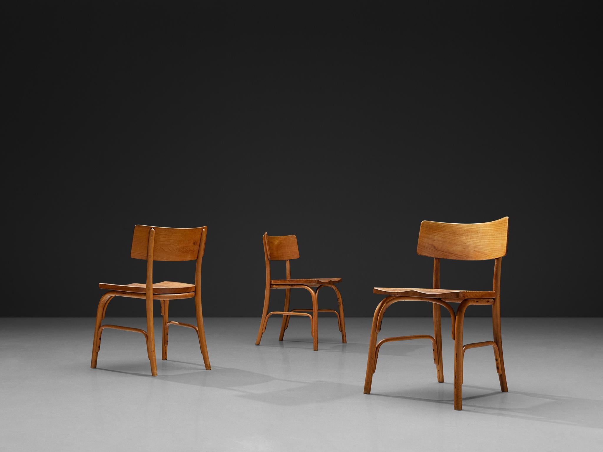 Frits Schlegel für Fritz Hansen Sechser-Set 'Husum' Esstischstühle (Skandinavische Moderne) im Angebot