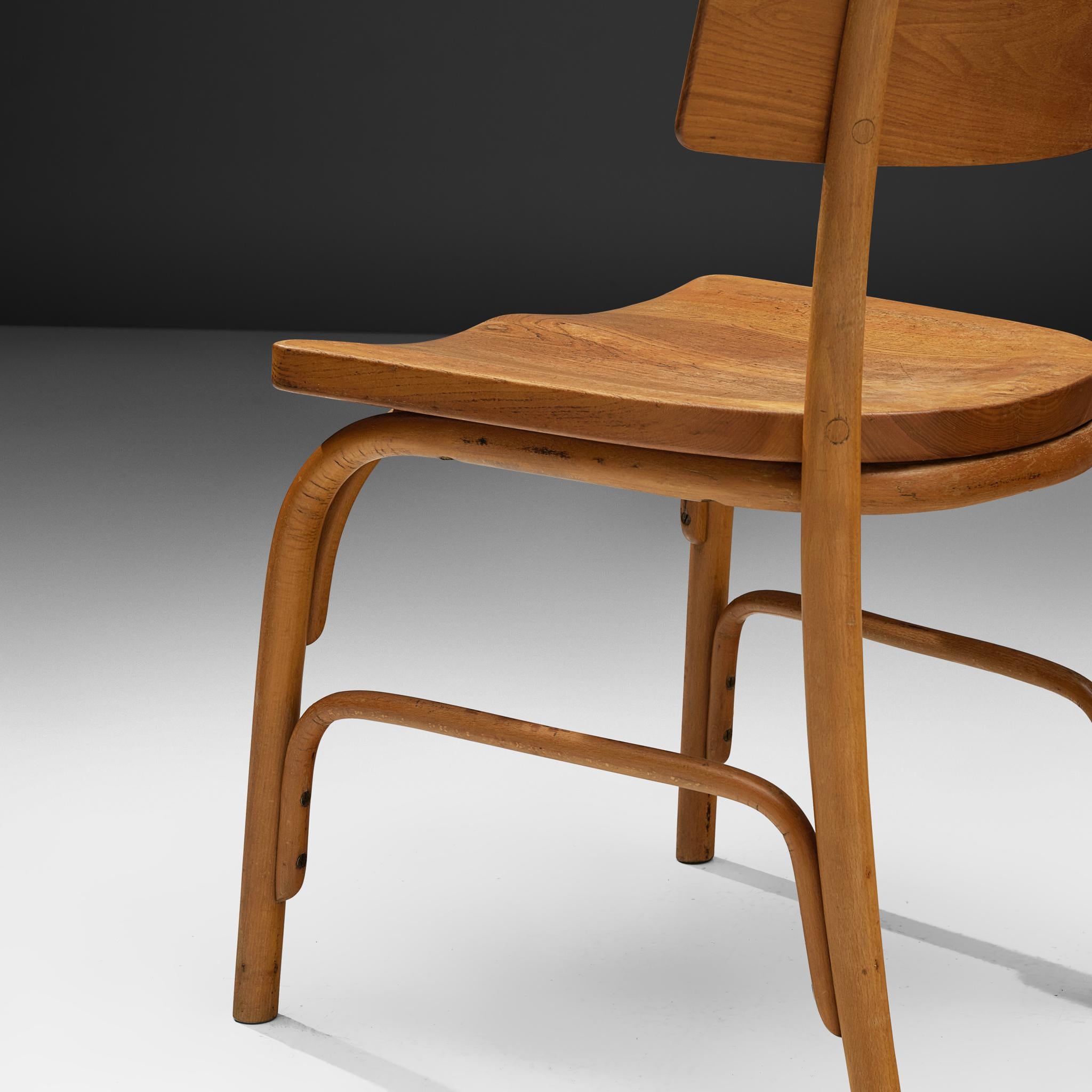 Frits Schlegel für Fritz Hansen Sechser-Set 'Husum' Esstischstühle im Angebot 1