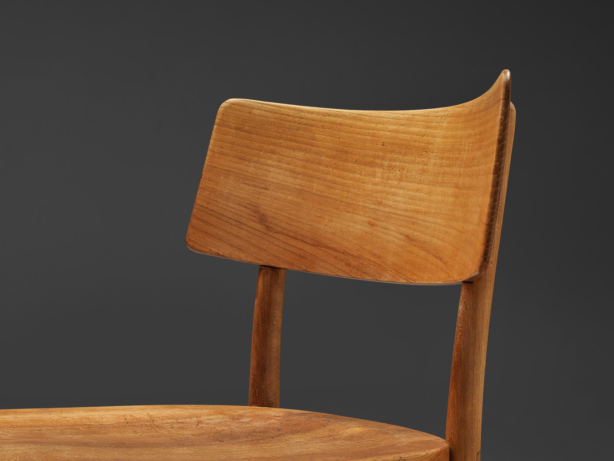 Frits Schlegel für Fritz Hansen Sechser-Set 'Husum' Esstischstühle im Angebot 2