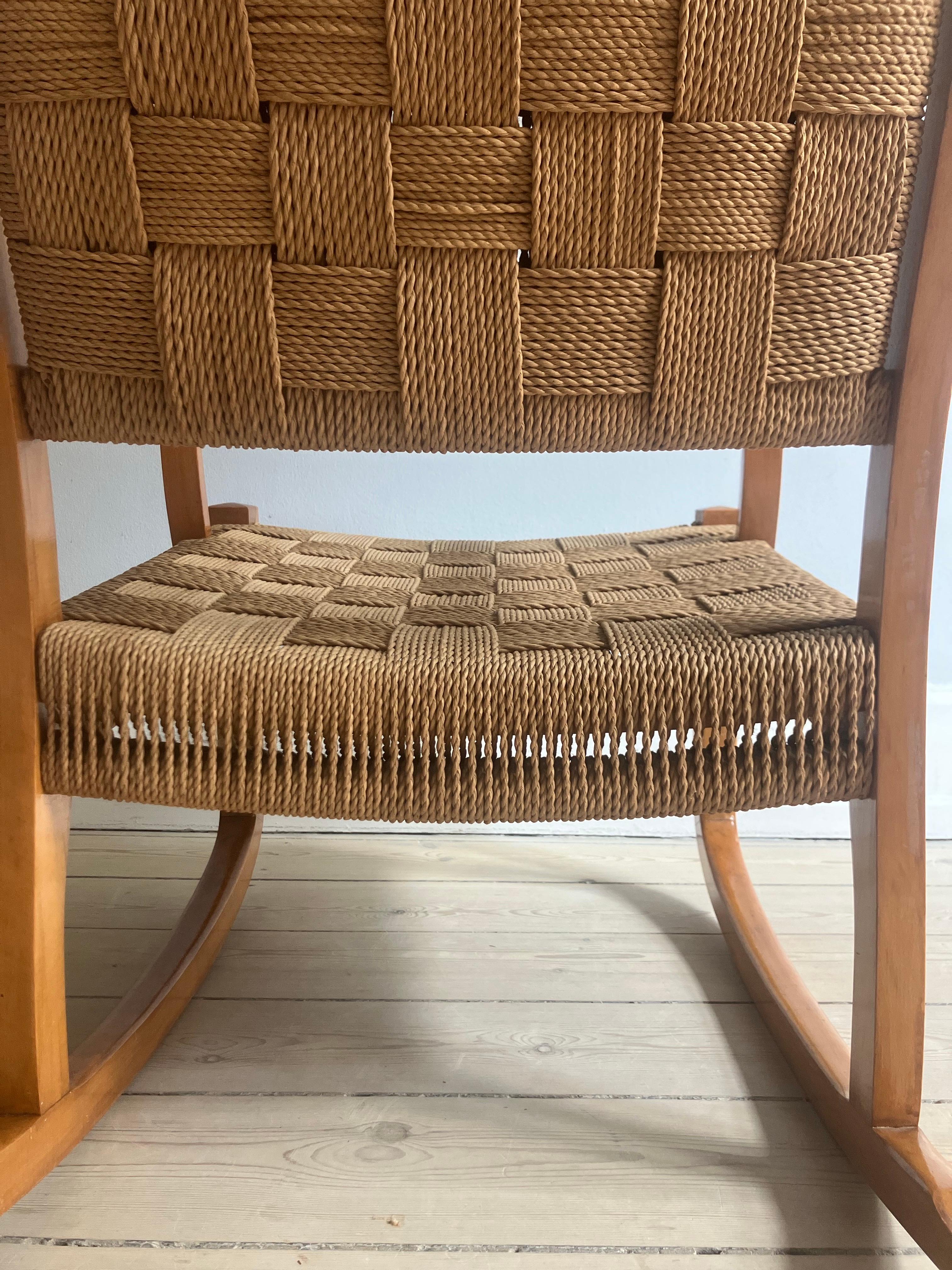 Fauteuil à bascule Frits Schlegel, par Fritz Hansen en vente 8