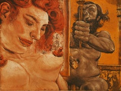 Maler und Model (rouge) / Peintre et Modèle (rouge)