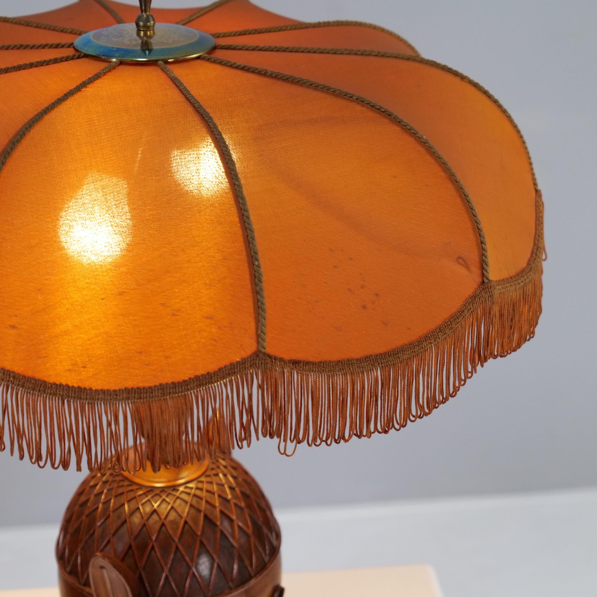 Fritz August Breuhaus de Groot, Expressionist table lamp for Mikado Werkstätten 9