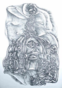 Dome - Lithograph by Fritz Baumgartner - 1970ca