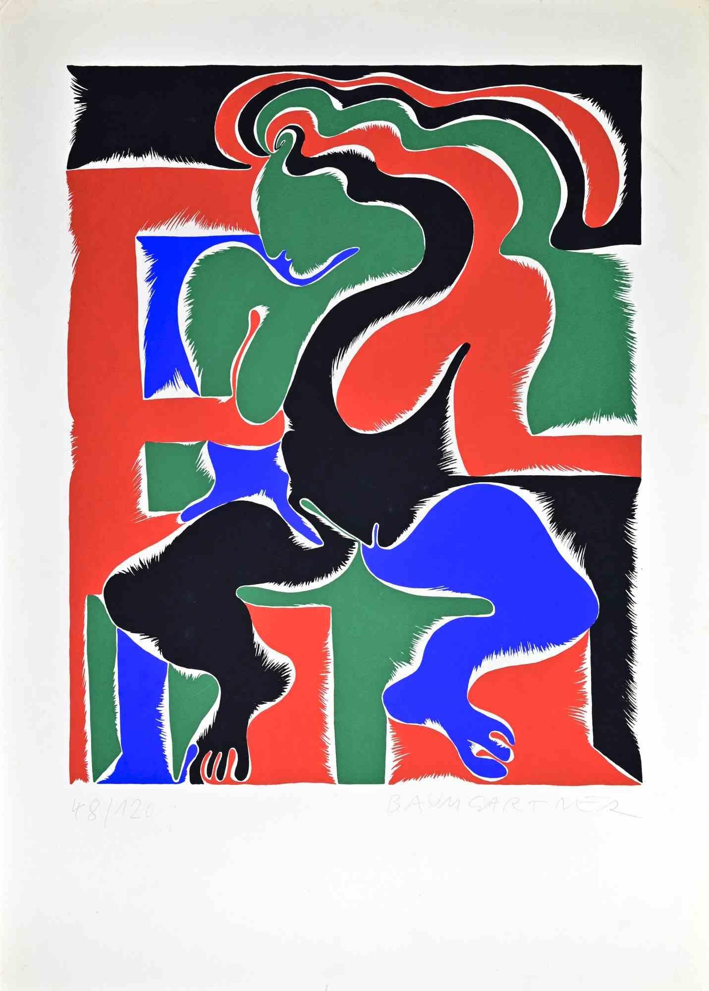 Shape - Screenprint by Fritz Baumgartner - 1970s