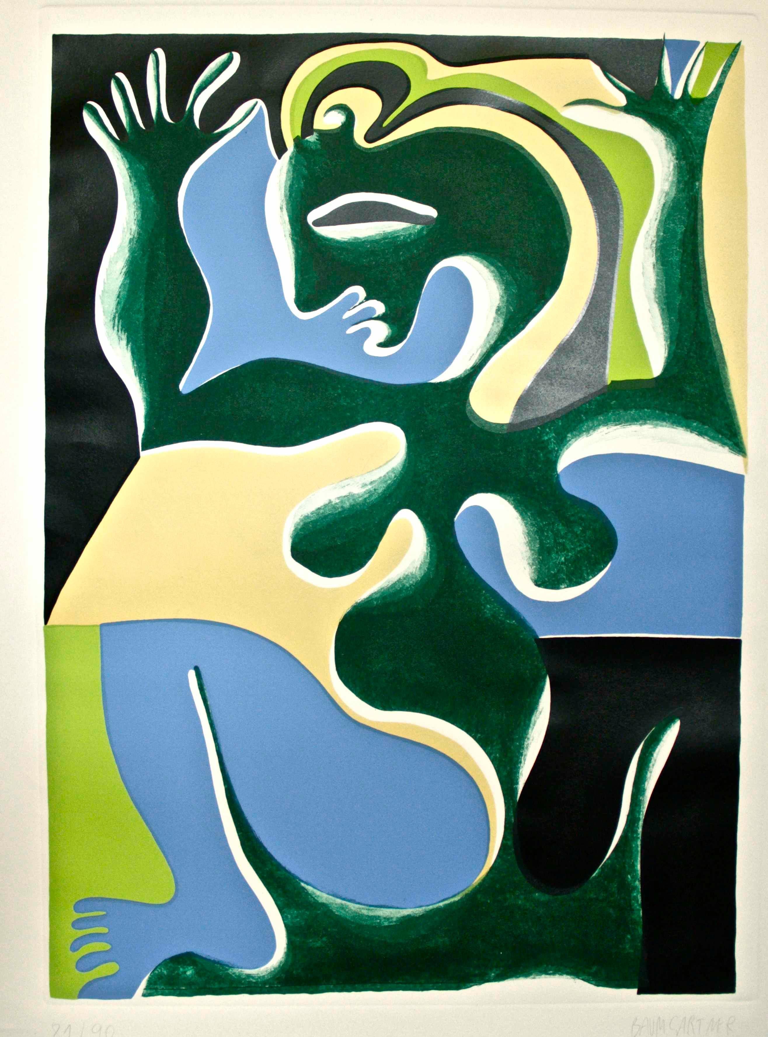 Woman Screen Print, Contemporary Style, Signed, Edition of 90, 1970s
