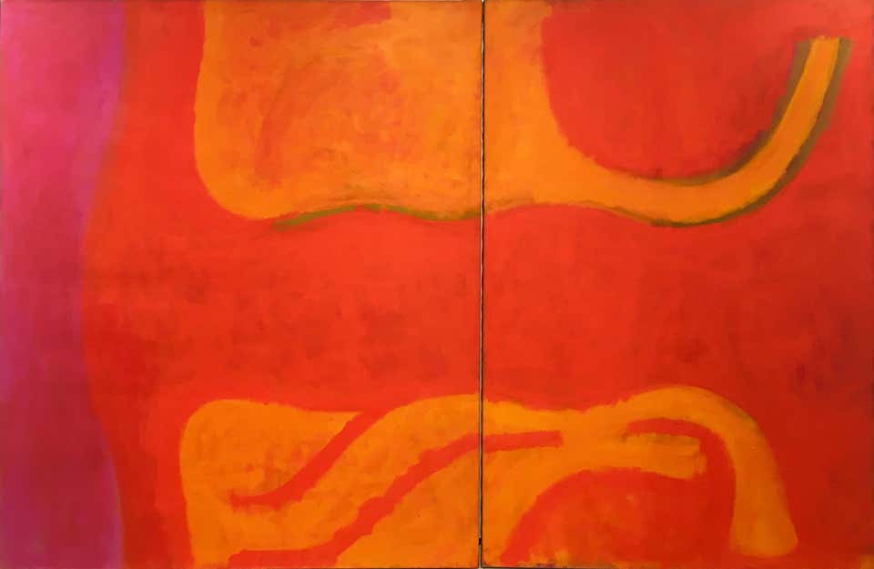 Fred Binder Samuelson - Mid Century Modern Abstract Expressionist ...