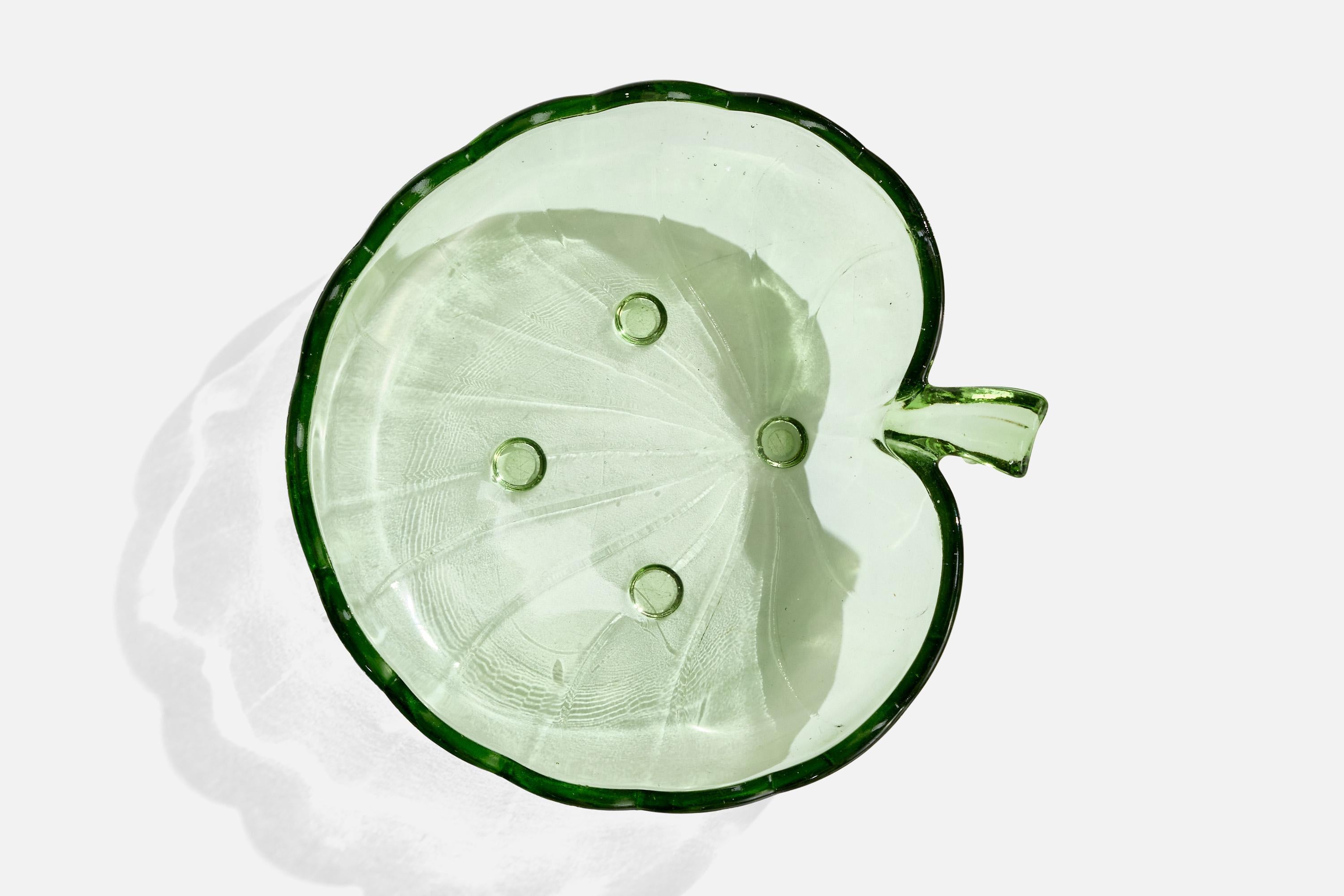 Mid-20th Century Fritz Dahl, Bowl, Glass, Sweden, 1950s For Sale