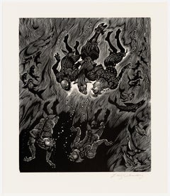 Ein Besuch beim König der Gewässer" - Grafik der Moderne