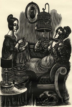 Antique Georgiana and Eliza (cousins of Jane Eyre)