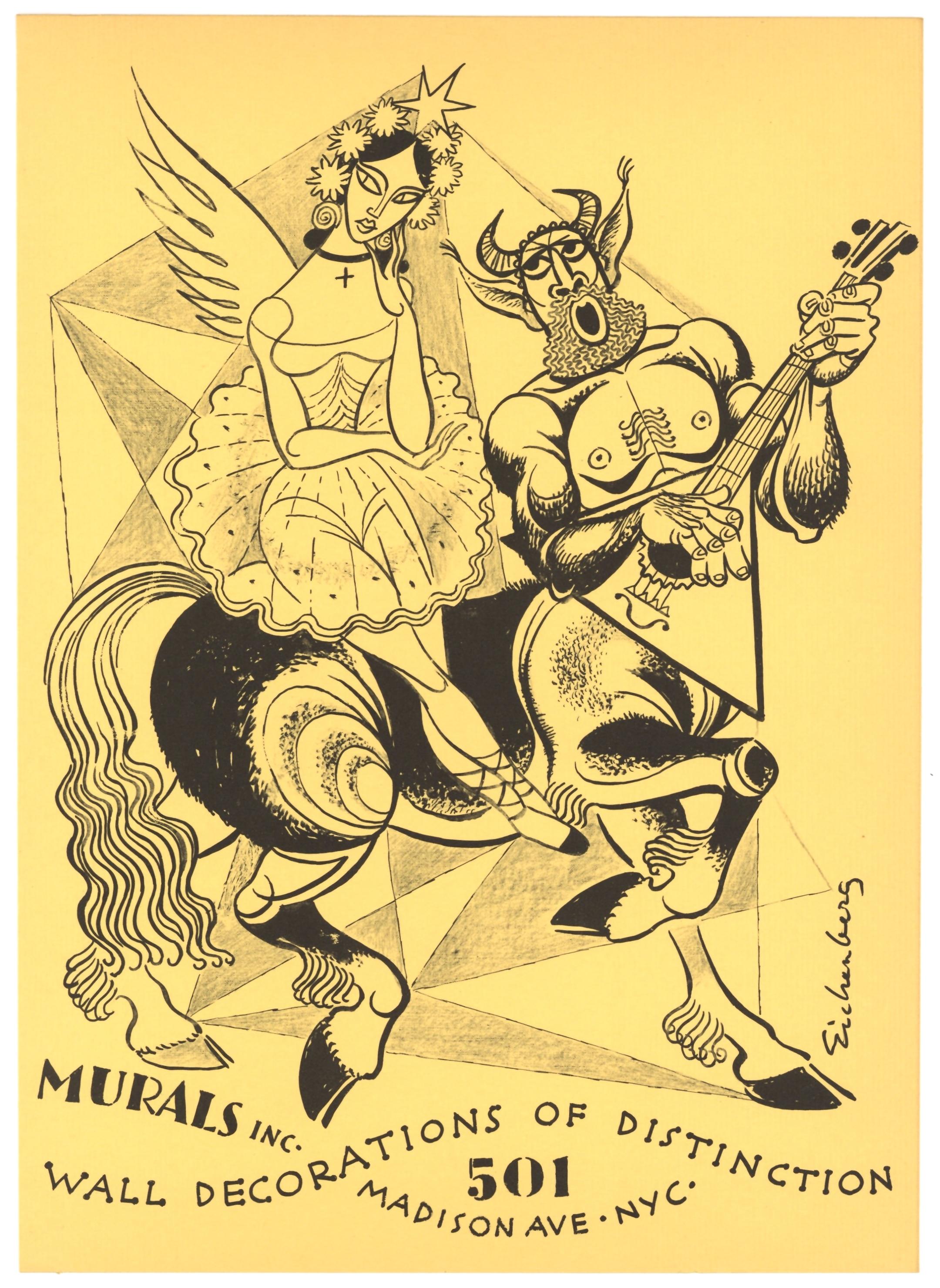 original lithograph - Print by Fritz Eichenberg.
