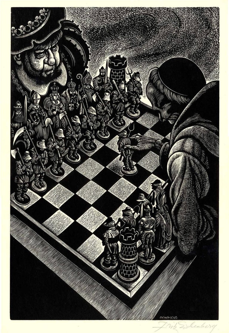 Charles Martin La Folie De La Guerre Fritz Eichenberg - Follies of Princely Power (Les folies de la puissance  princesse en tant que métaphore de la guerre) En vente sur 1stDibs